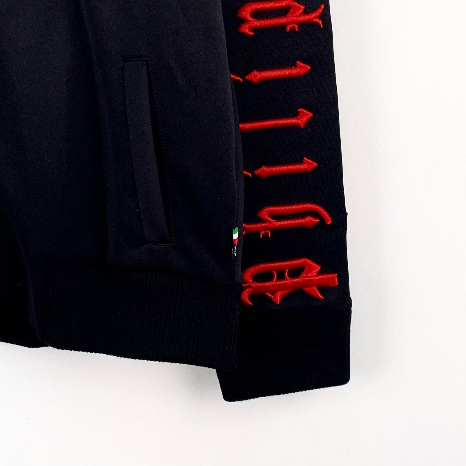 Philipp Plein Philipp Plein Gothic Red Embroidery Jogging Jacket L Size US L / EU 52-54 / 3 - 5 Thumbnail