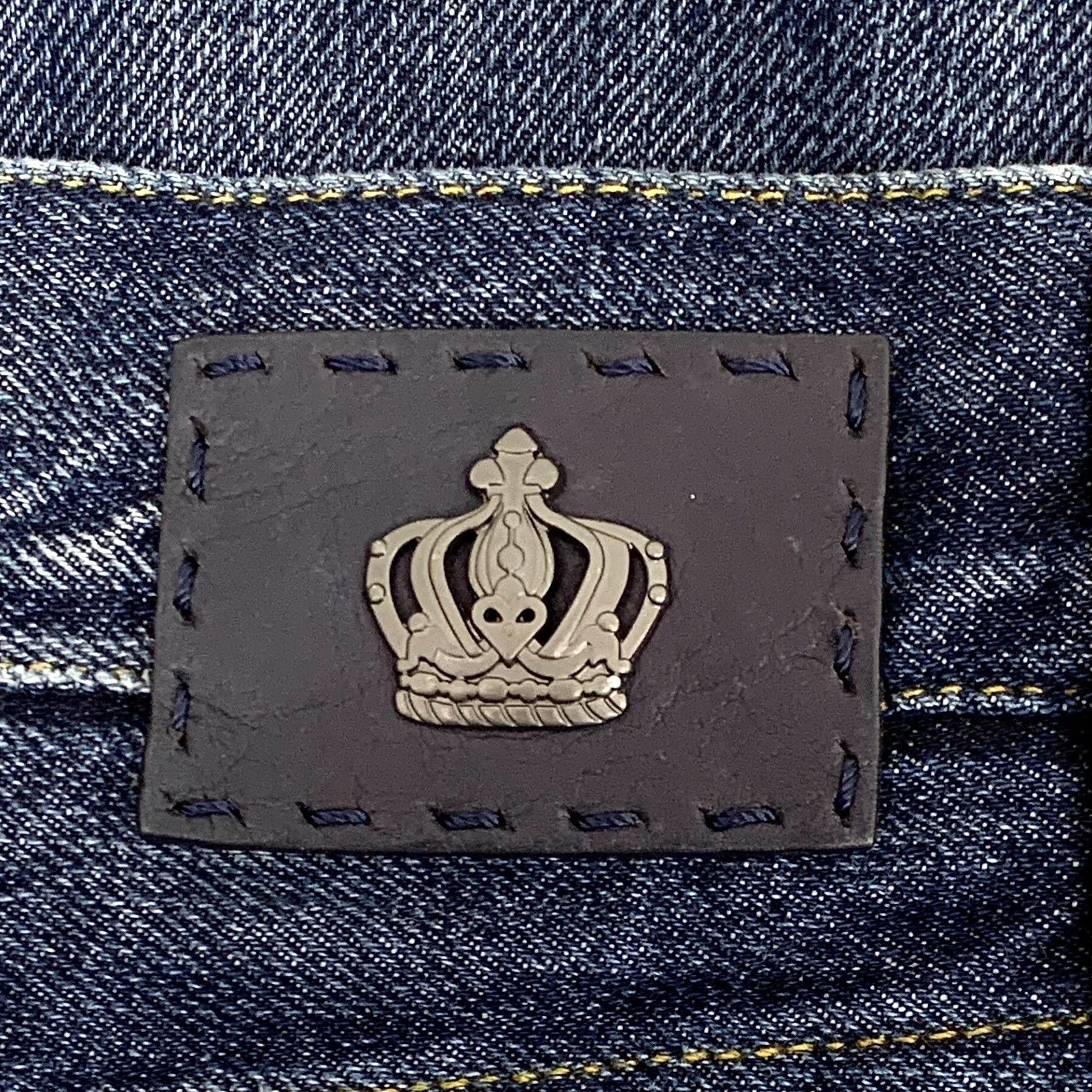 Dolce & Gabbana Dolce & Gabbana Distressed 10 Gold Jeans Size 30 Size US 30 / EU 46 - 7 Thumbnail