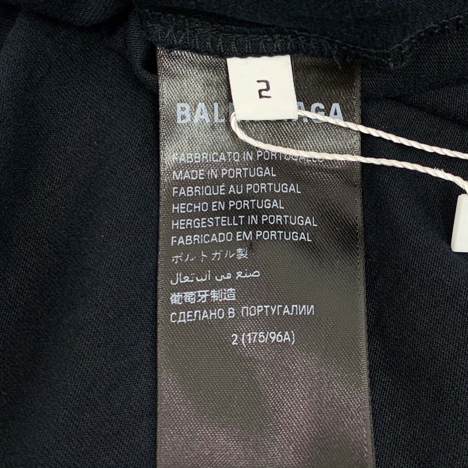 Balenciaga Balenciaga Side Stripe Logo T-Shirt Size 2 Size US M / EU 48-50 / 2 - 8 Thumbnail