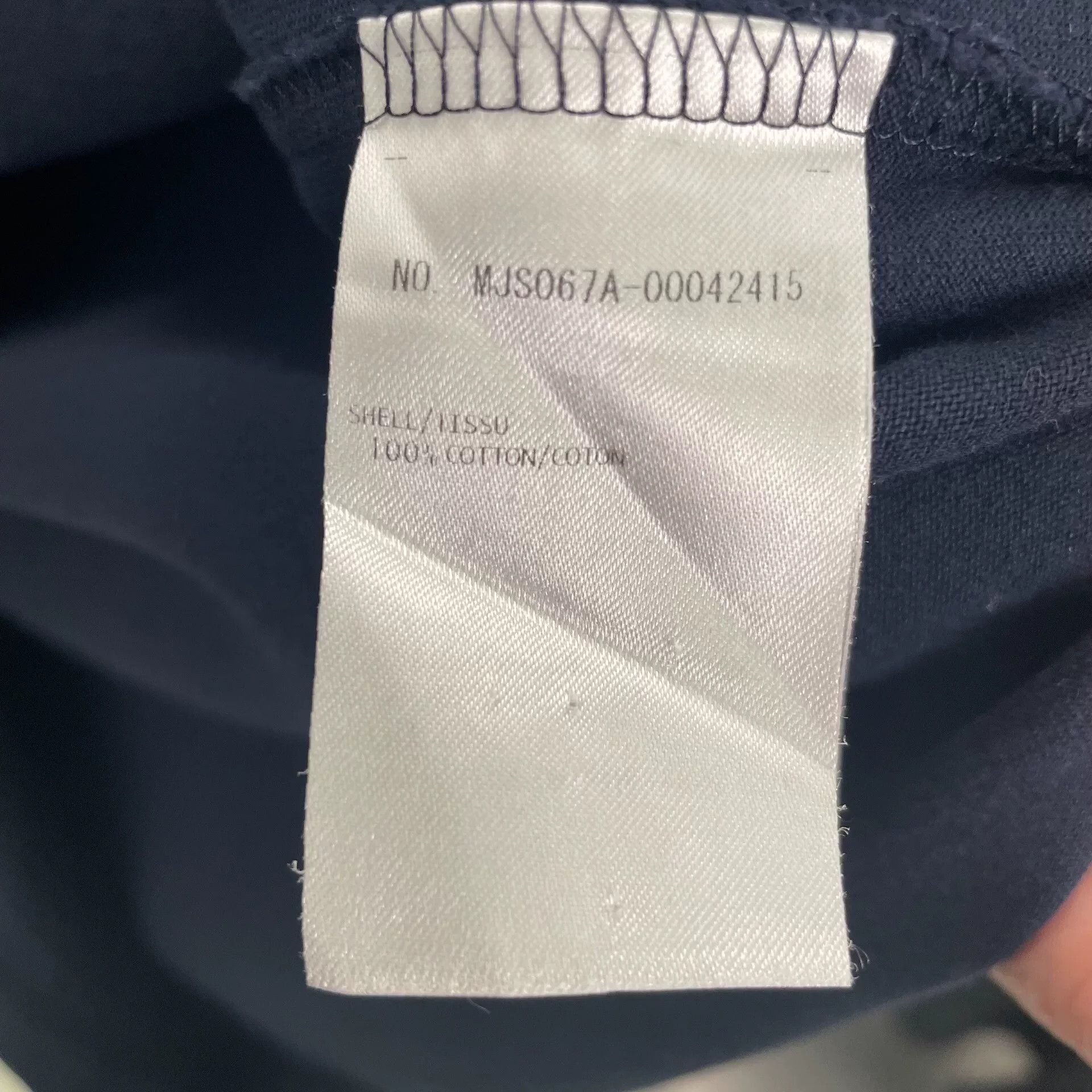 Thom Browne Thom Browne Navy Blue Cotton T-Shirt Size 0 Size US XS / EU 42 / 0 - 8 Thumbnail