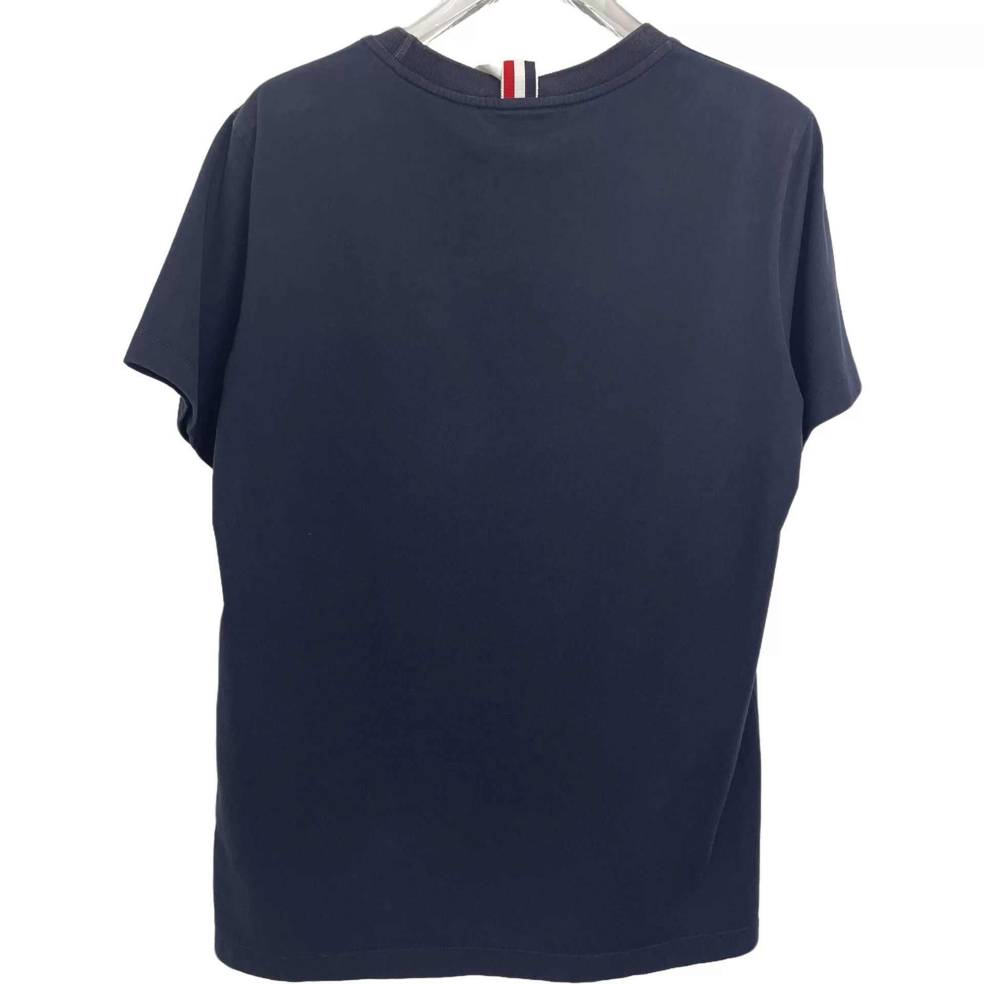 Thom Browne Thom Browne Navy Blue Cotton T-Shirt Size 0 Size US XS / EU 42 / 0 - 3 Thumbnail