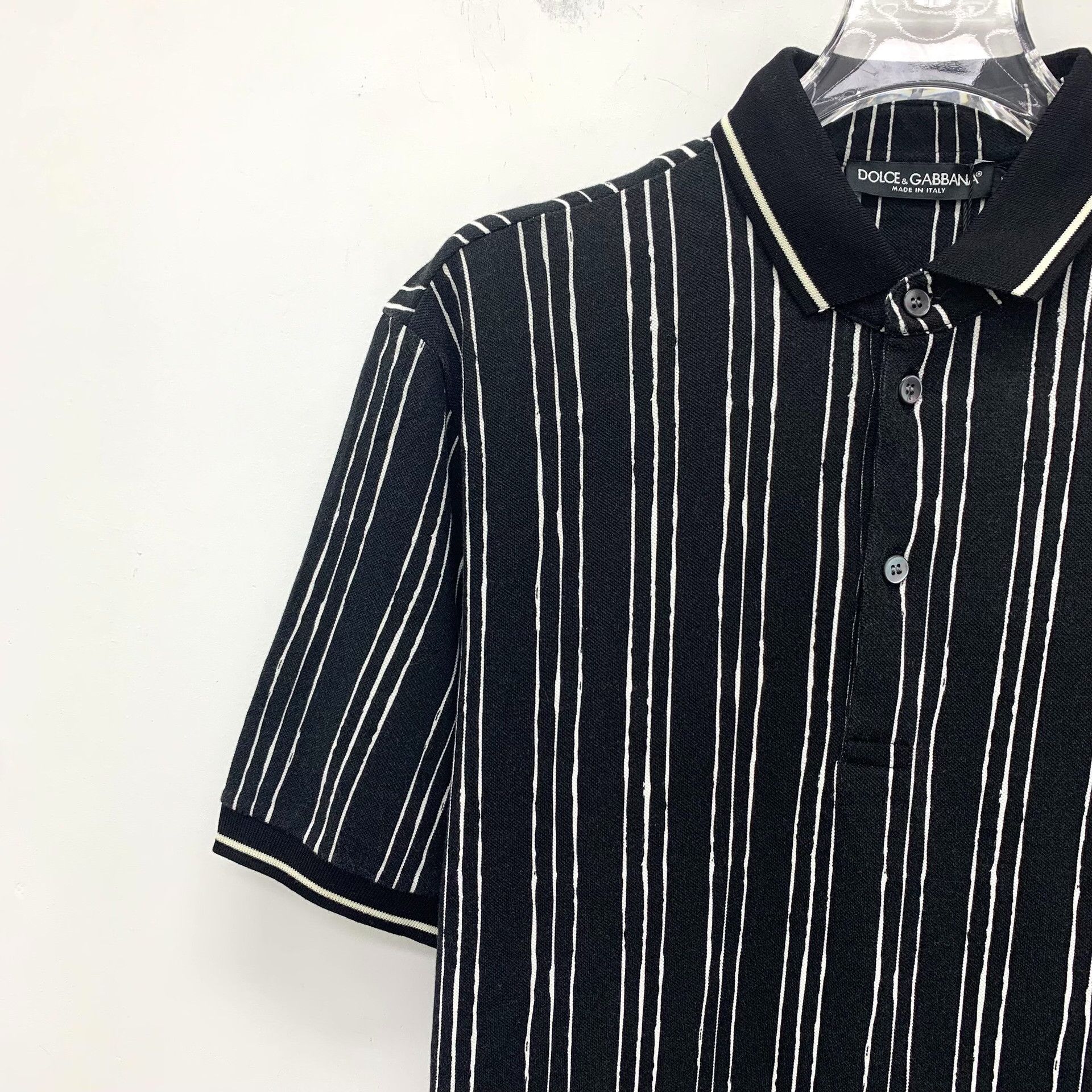Dolce & Gabbana Dolce & Gabbana Striped Polo Shirt S Size US S / EU 44-46 / 1 - 4 Thumbnail