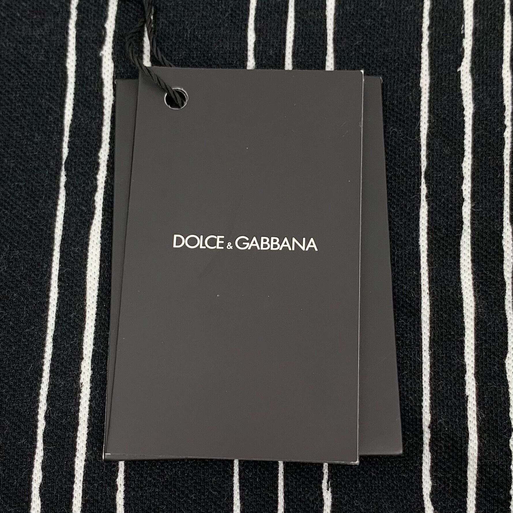 Dolce & Gabbana Dolce & Gabbana Striped Polo Shirt S Size US S / EU 44-46 / 1 - 7 Thumbnail