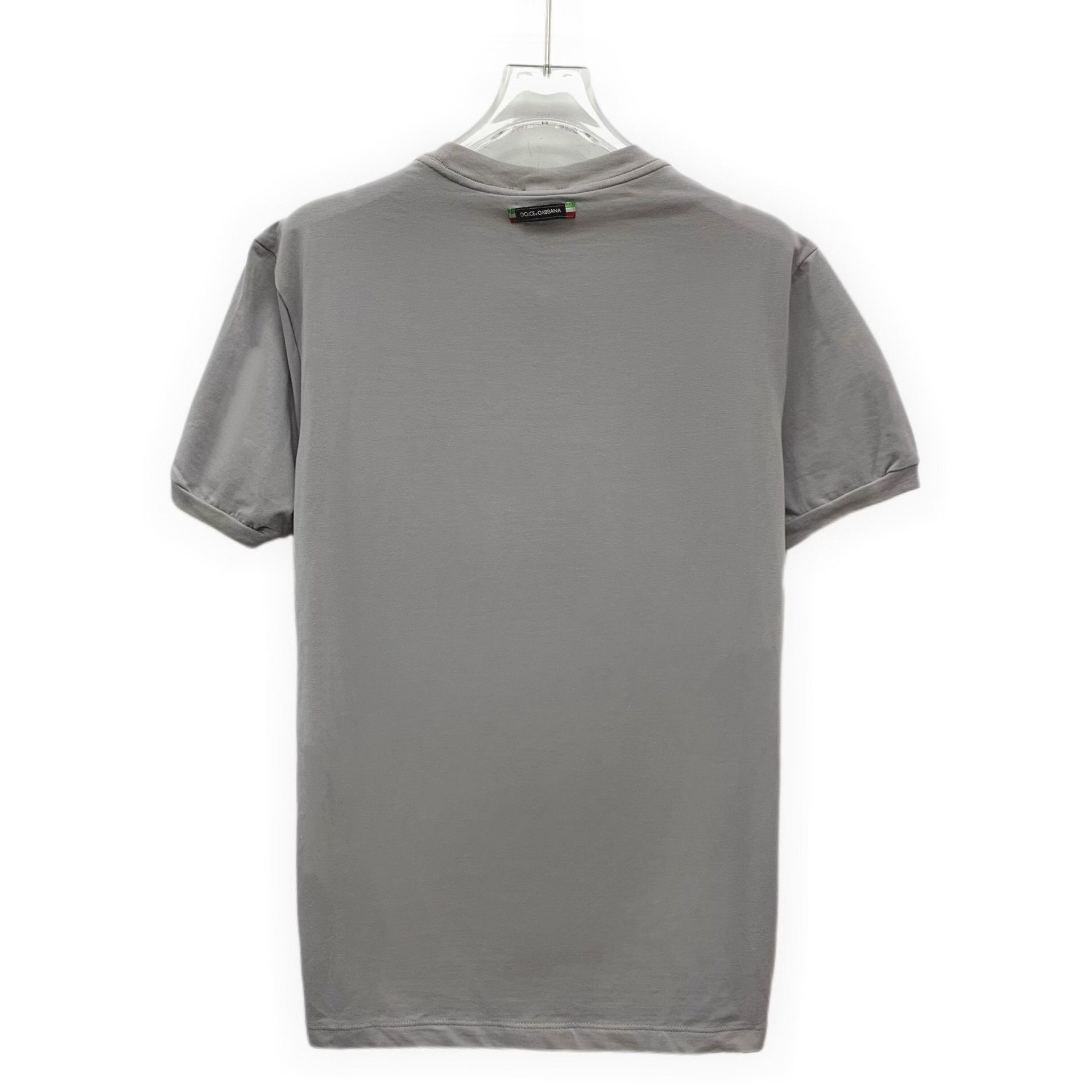 Dolce & Gabbana Dolce & Gabbana Stripe Trim Cotton T-Shirt L Size US L / EU 52-54 / 3 - 3 Thumbnail