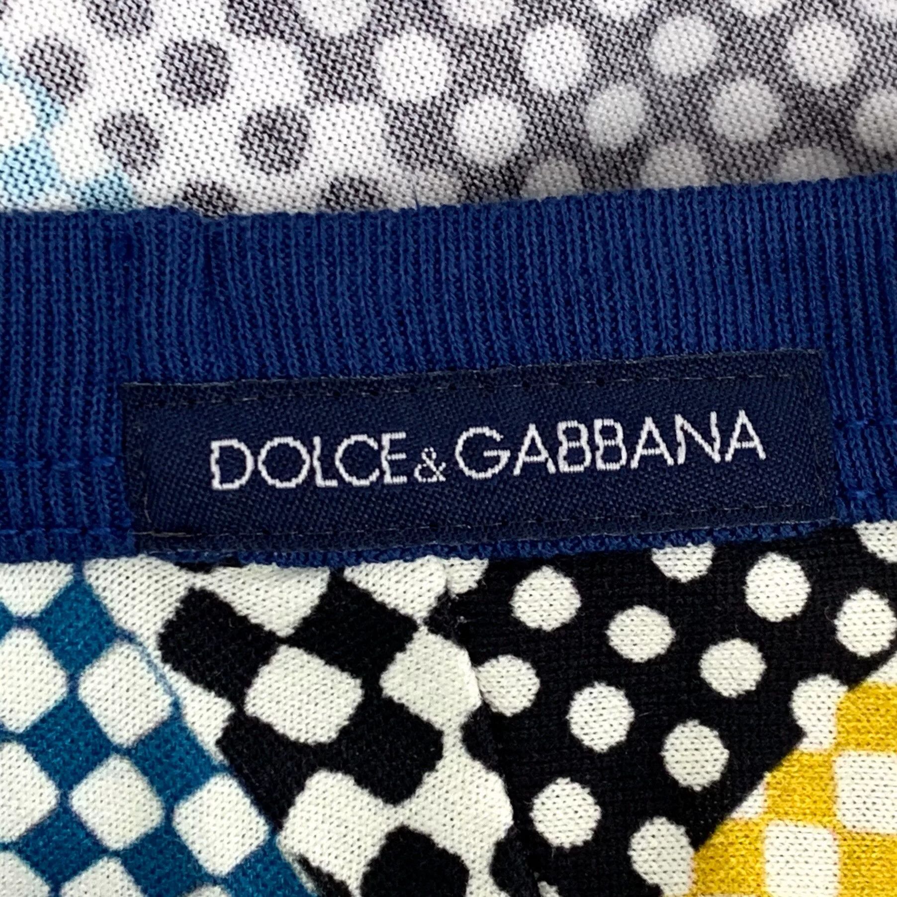 Dolce & Gabbana Dolce & Gabbana Polka Dot Sicilia Print T-Shirt Size 54 Size US L / EU 52-54 / 3 - 6 Thumbnail