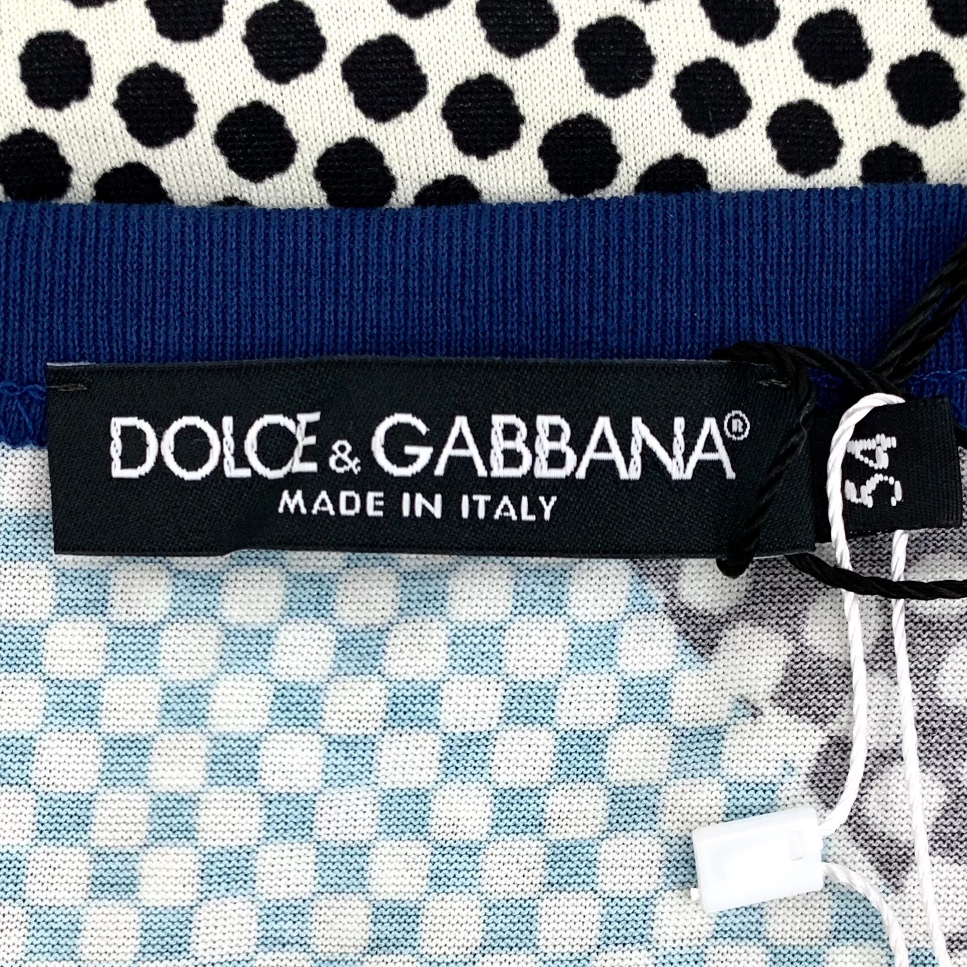 Dolce & Gabbana Dolce & Gabbana Polka Dot Sicilia Print T-Shirt Size 54 Size US L / EU 52-54 / 3 - 7 Thumbnail