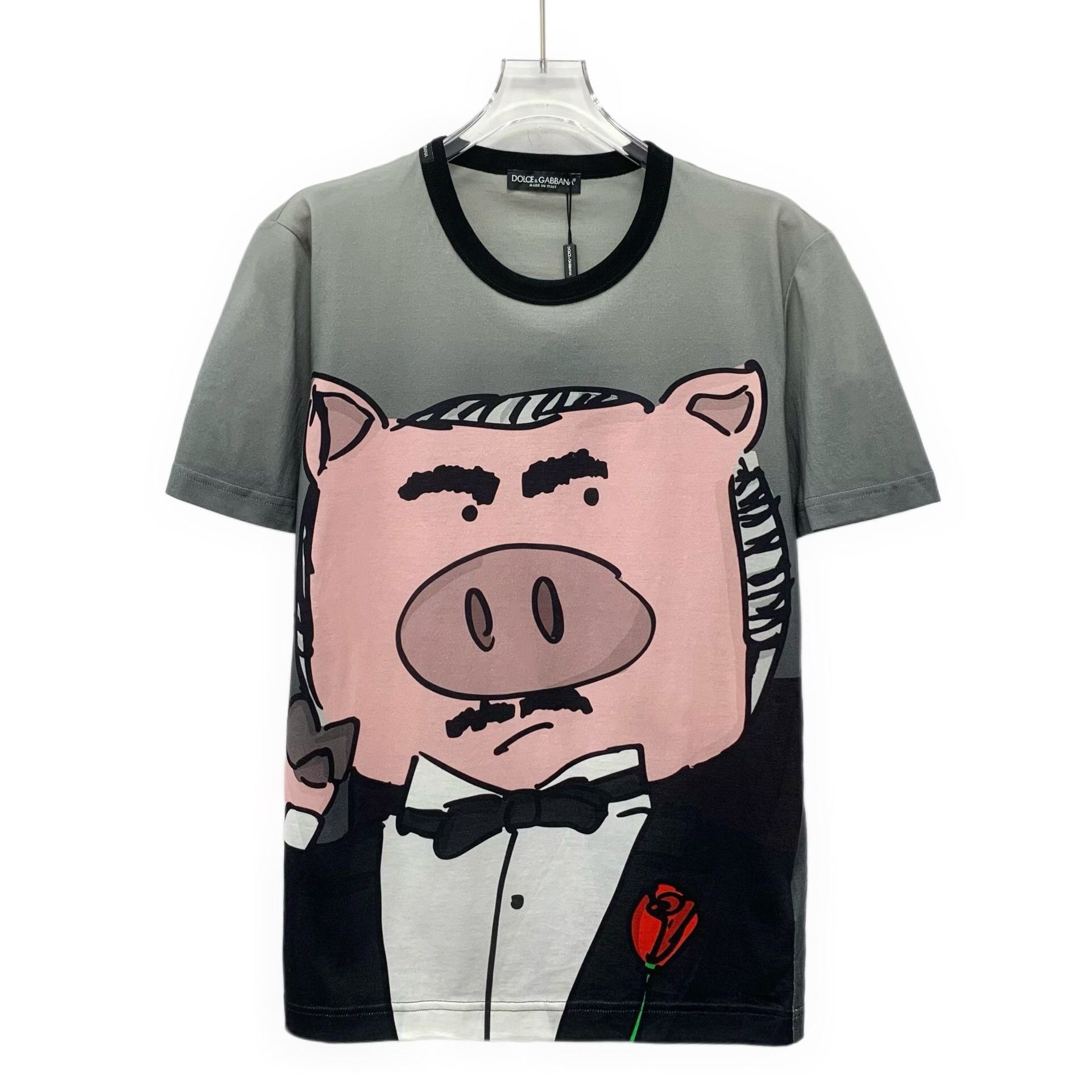 Dolce & Gabbana Dolce & Gabbana Pig Graphic T-Shirt 44 Size US S / EU 44-46 / 1 - 2 Thumbnail