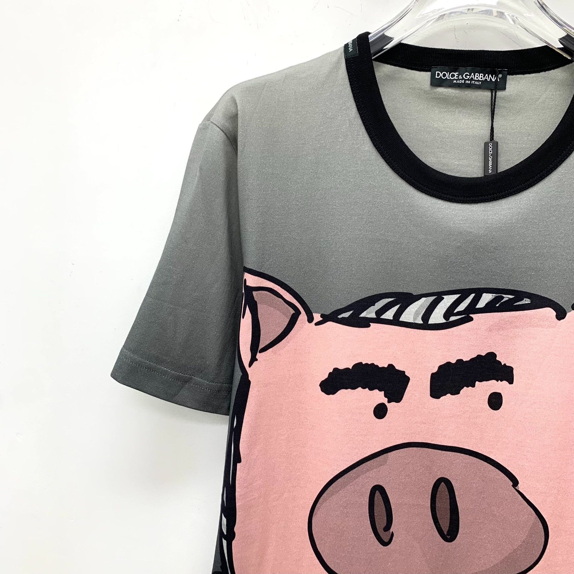 Dolce & Gabbana Dolce & Gabbana Pig Graphic T-Shirt 44 Size US S / EU 44-46 / 1 - 4 Thumbnail