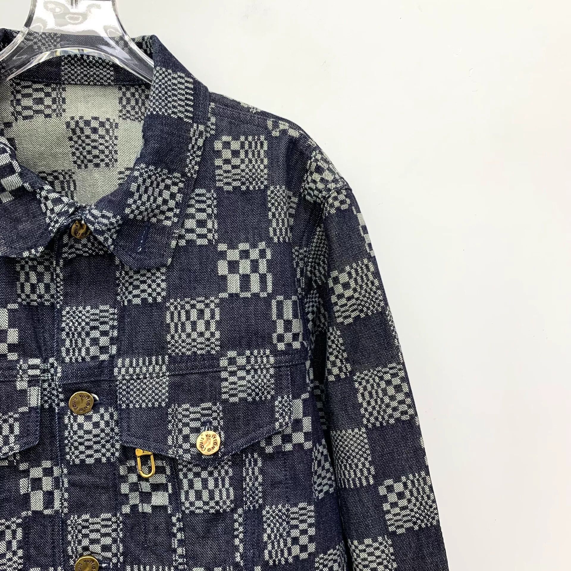 Louis Vuitton Louis Vuitton Damier Cotton Denim Jacket 52 Size US L / EU 52-54 / 3 - 4 Thumbnail
