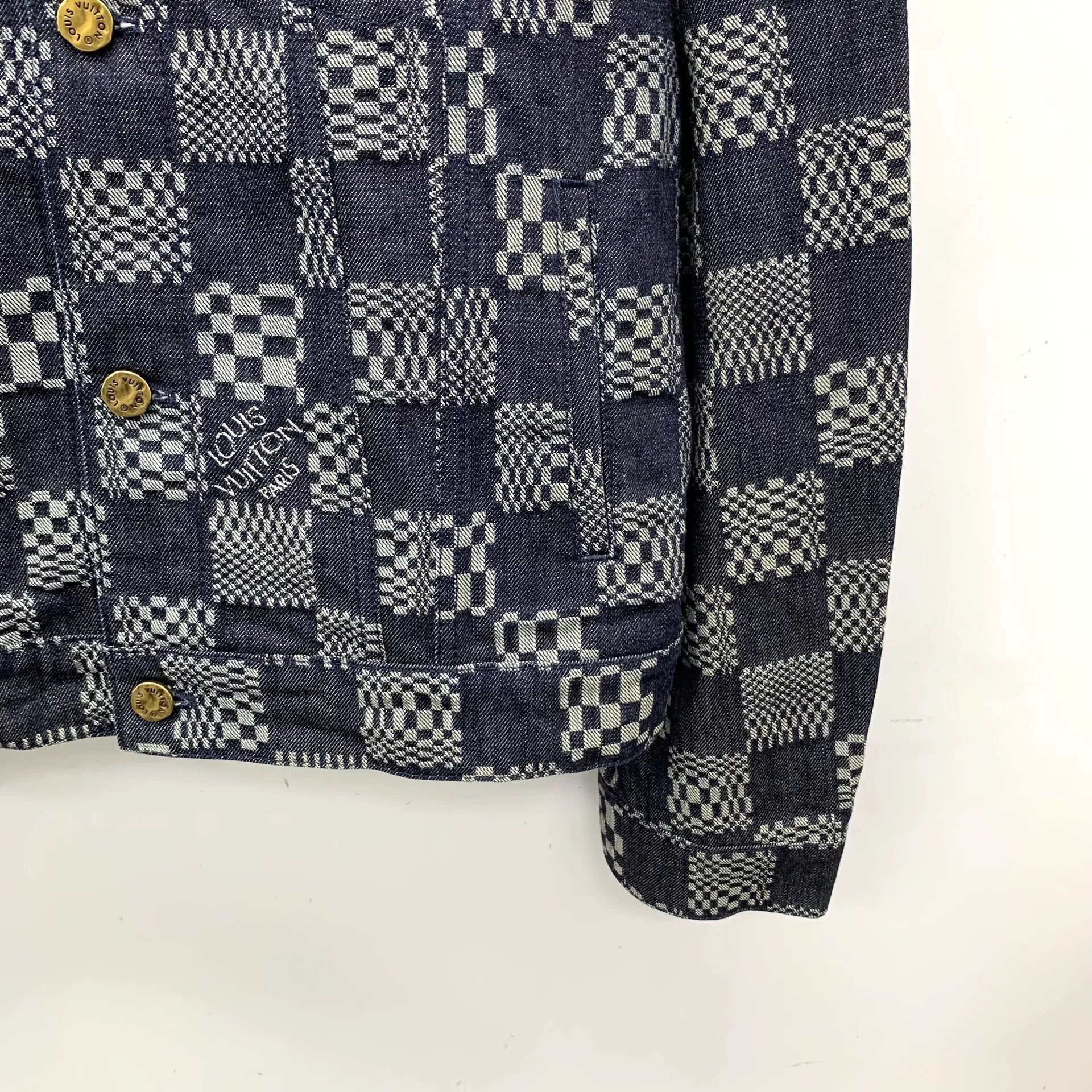 Louis Vuitton Louis Vuitton Damier Cotton Denim Jacket 52 Size US L / EU 52-54 / 3 - 5 Thumbnail