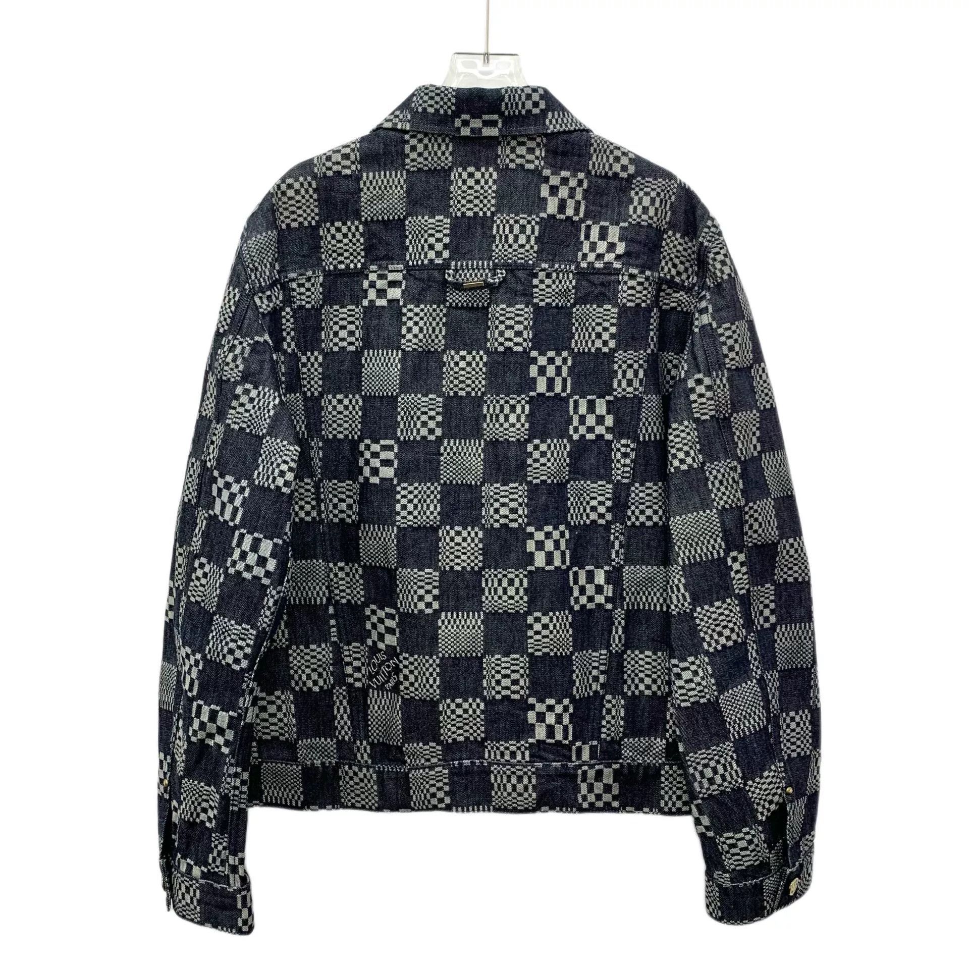 Louis Vuitton Louis Vuitton Damier Cotton Denim Jacket 52 Size US L / EU 52-54 / 3 - 3 Thumbnail