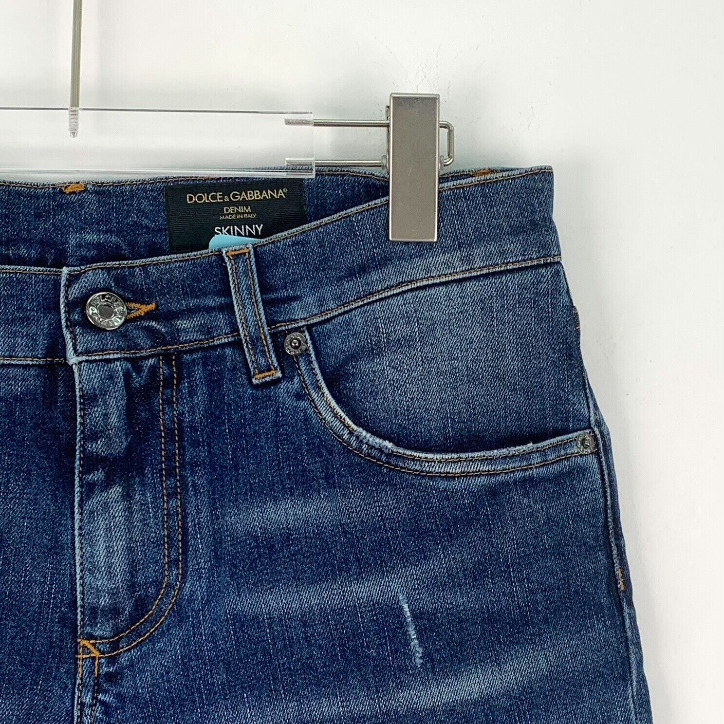 Dolce & Gabbana Dolce & Gabbana Distressed Skinny Jeans Size 48 Size US 32 / EU 48 - 4 Thumbnail