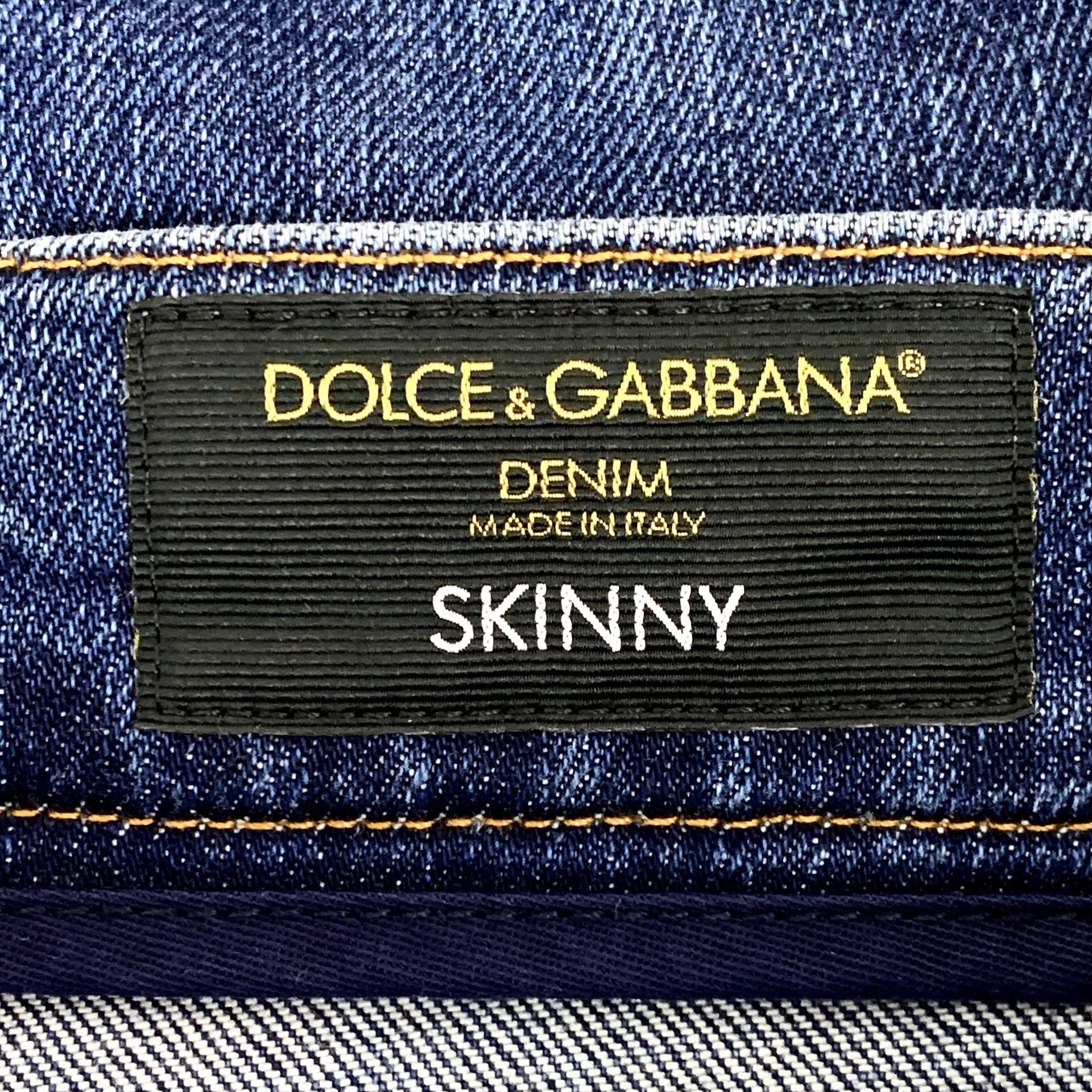 Dolce & Gabbana Dolce & Gabbana Distressed Skinny Jeans Size 48 Size US 32 / EU 48 - 8 Thumbnail