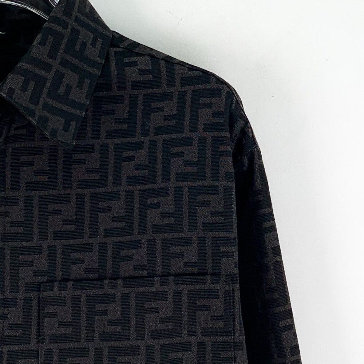 Fendi Fendi FF Monogram Logo Shirt Size 46 Size US S / EU 44-46 / 1 - 4 Thumbnail