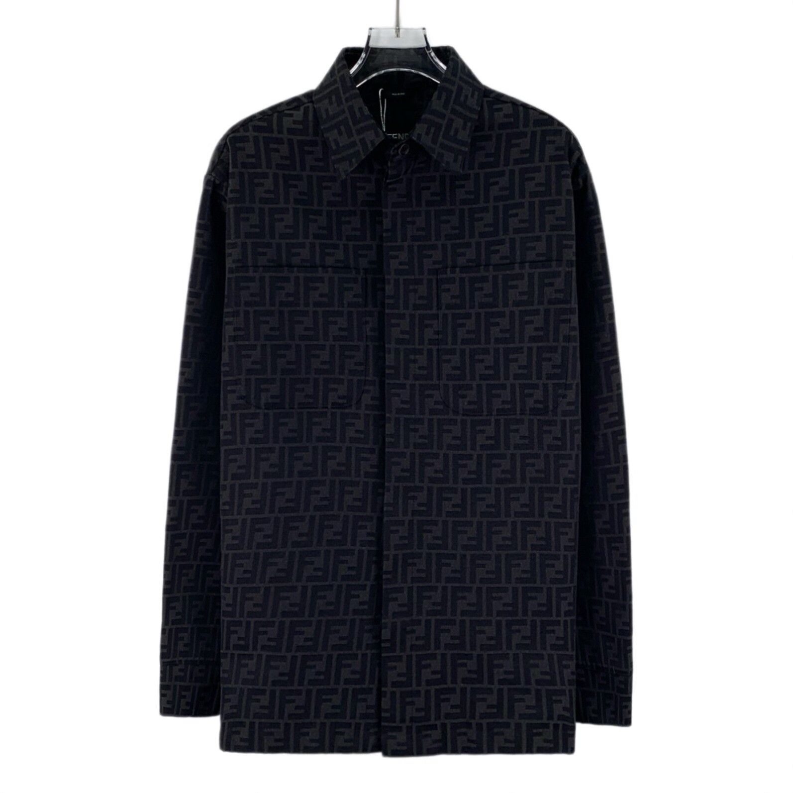 Fendi Fendi FF Monogram Logo Shirt Size 46 Size US S / EU 44-46 / 1 - 2 Thumbnail