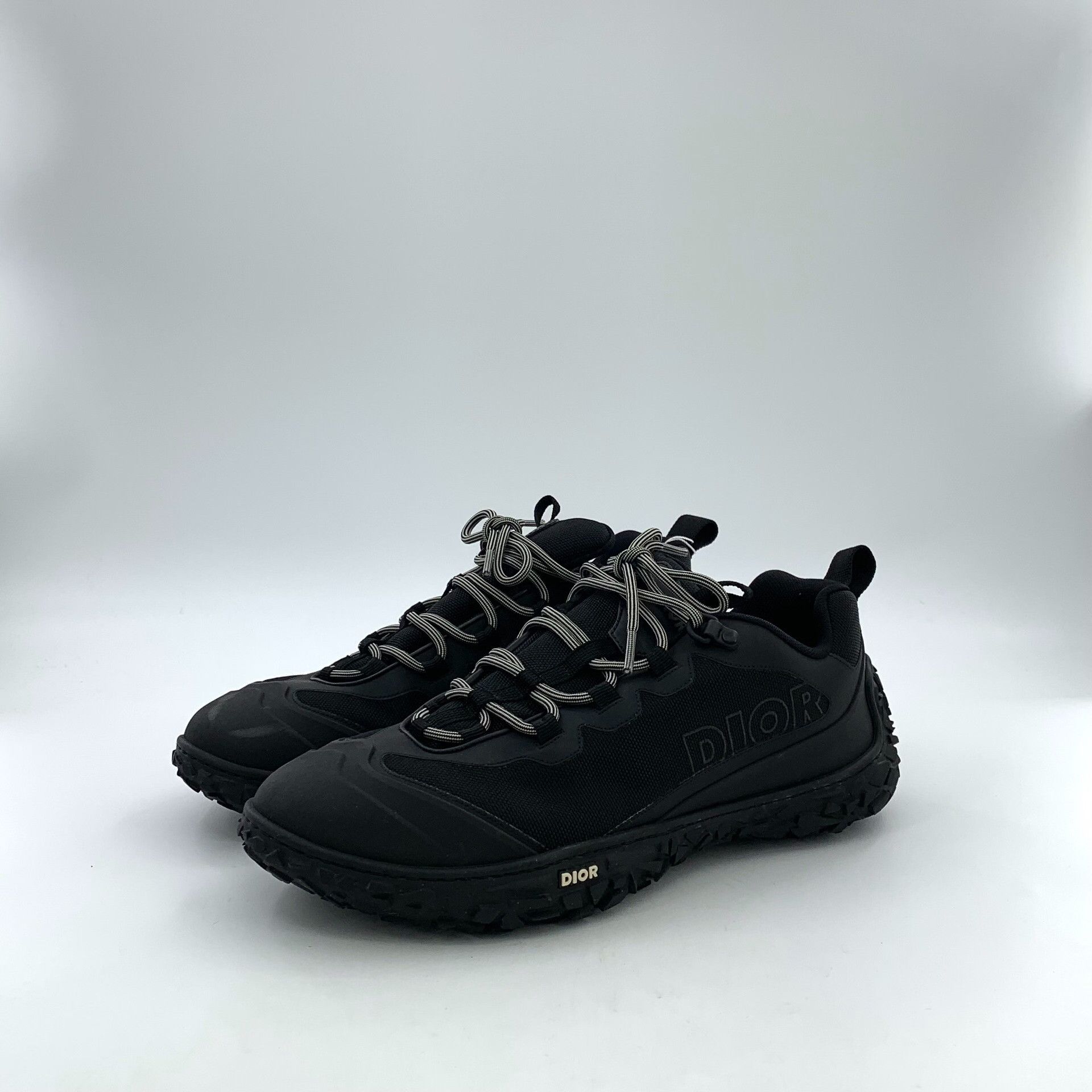 Dior Dior Diorizon Black Low-Top Sneakers 44 Size US 11 / EU 44 - 2 Thumbnail