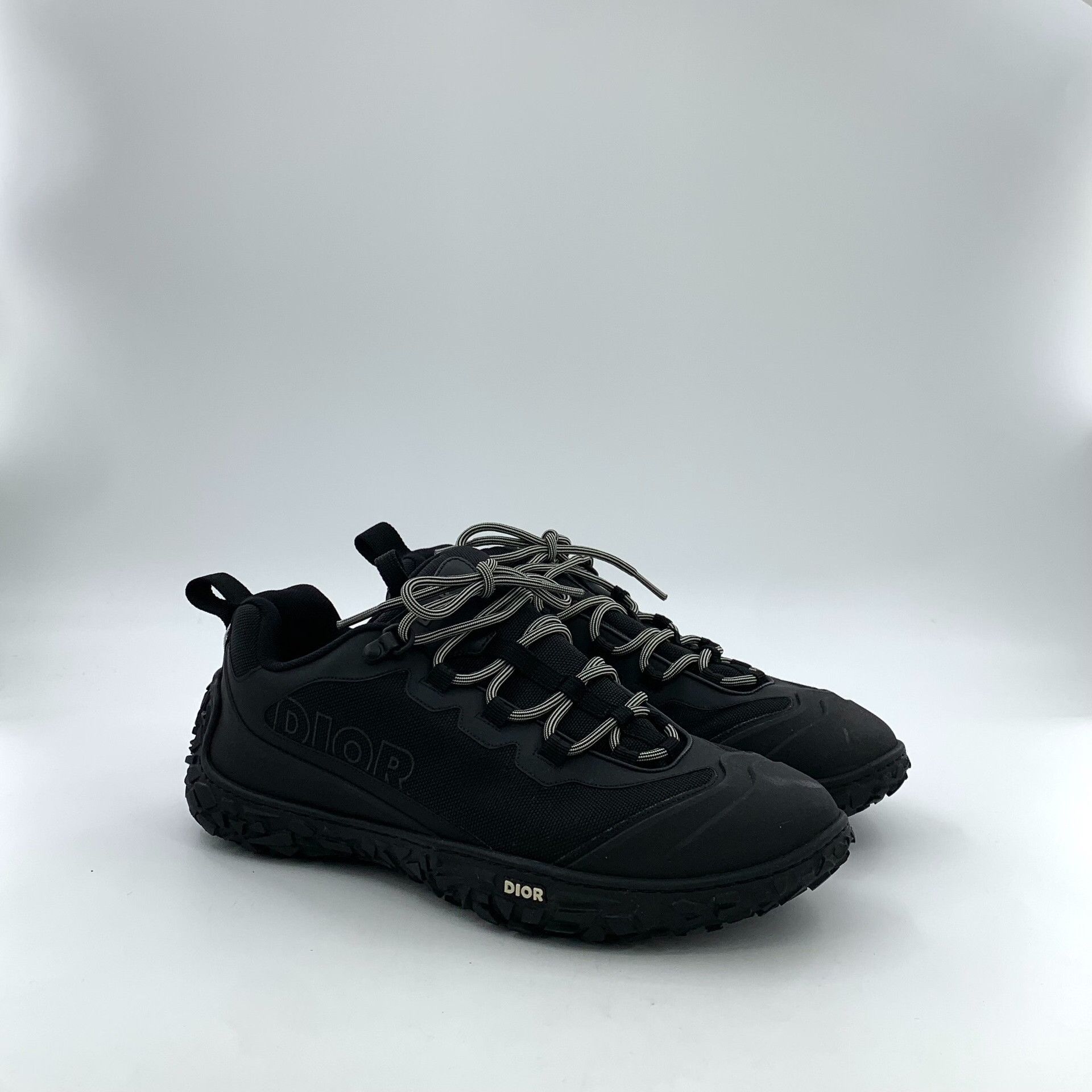 Dior Dior Diorizon Black Low-Top Sneakers 44 Size US 11 / EU 44 - 3 Thumbnail