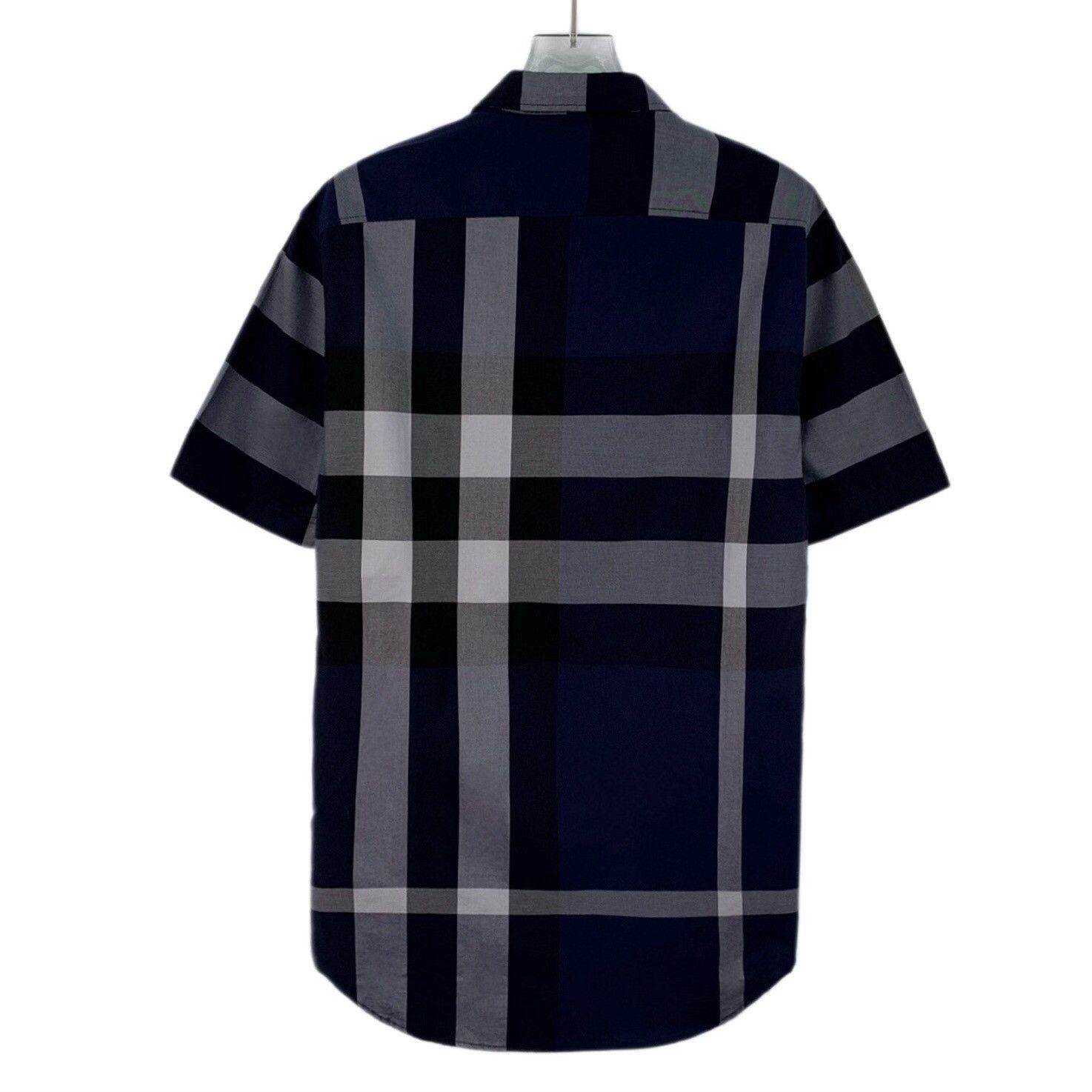 Burberry Burberry Brit Navy Check Short Sleeve Shirt S Size US S / EU 44-46 / 1 - 3 Thumbnail
