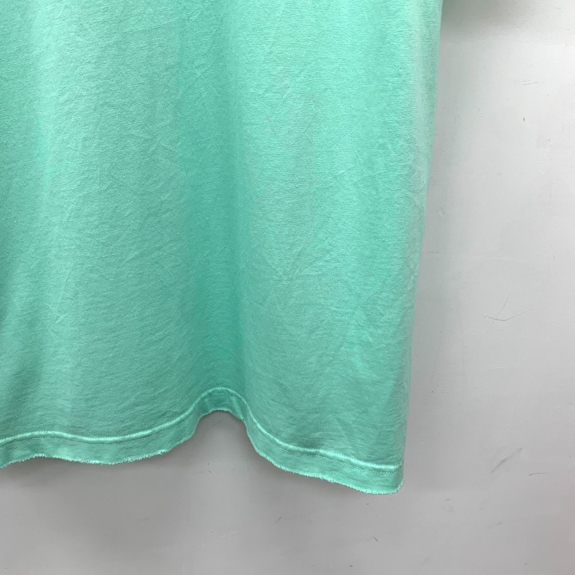 Balenciaga Balenciaga Distressed Embroidered Logo T-Shirt US L Size US L / EU 52-54 / 3 - 5 Thumbnail