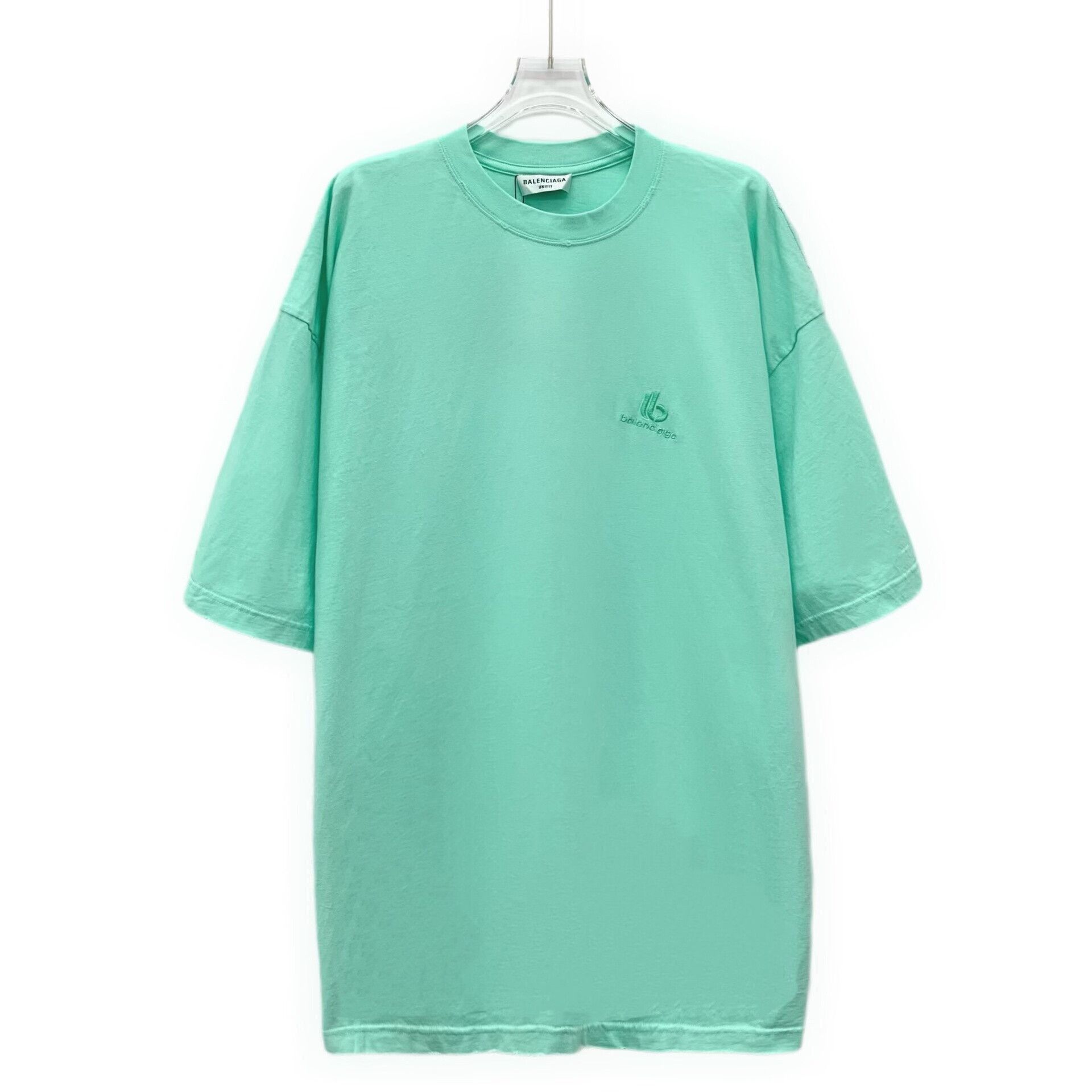 Balenciaga Balenciaga Distressed Embroidered Logo T-Shirt US L Size US L / EU 52-54 / 3 - 2 Thumbnail