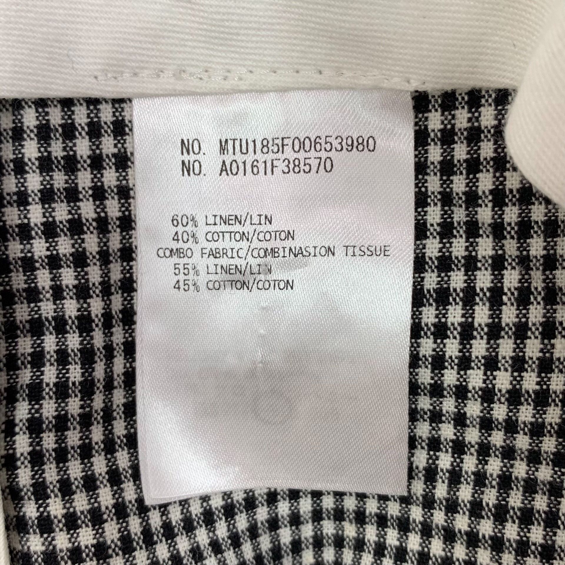Thom Browne Thom Browne Checked Linen Cotton Casual Pants 4 Size US 36 / EU 52 - 7 Thumbnail