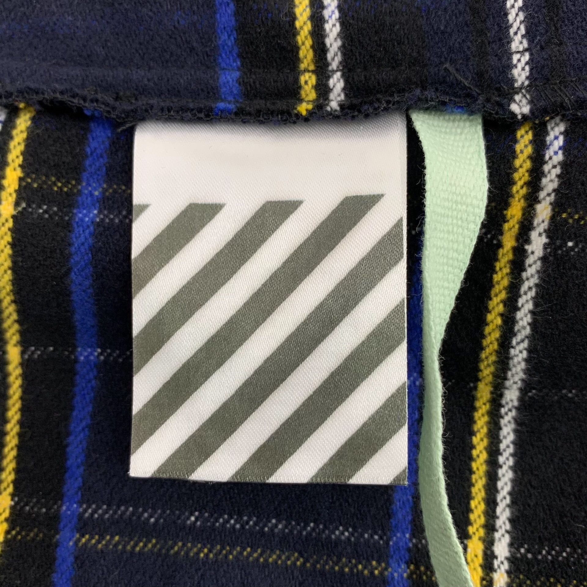 Off-White Off-White Plaid Arrow Logo Shirt Size S Size US S / EU 44-46 / 1 - 7 Thumbnail