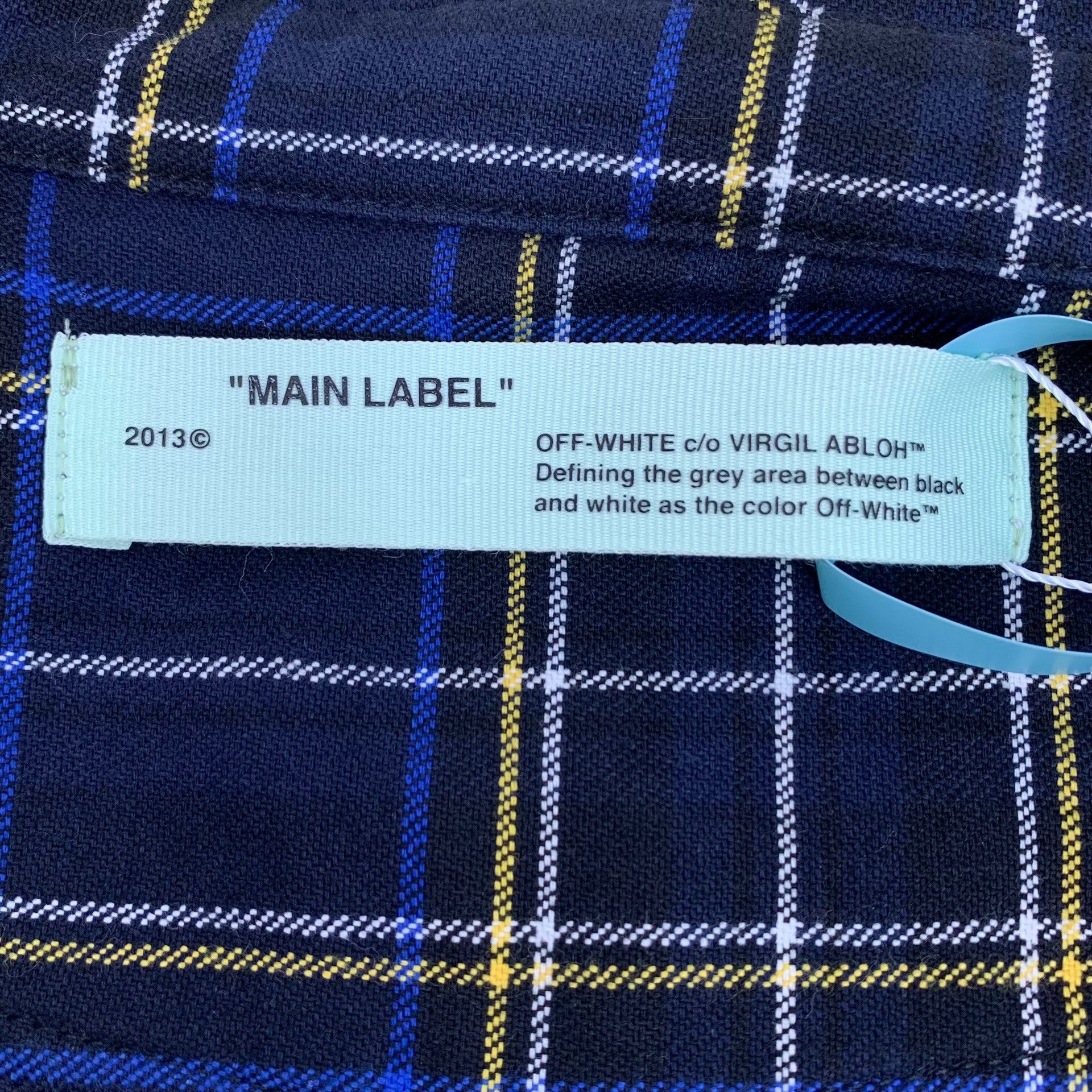 Off-White Off-White Plaid Arrow Logo Shirt Size S Size US S / EU 44-46 / 1 - 6 Thumbnail