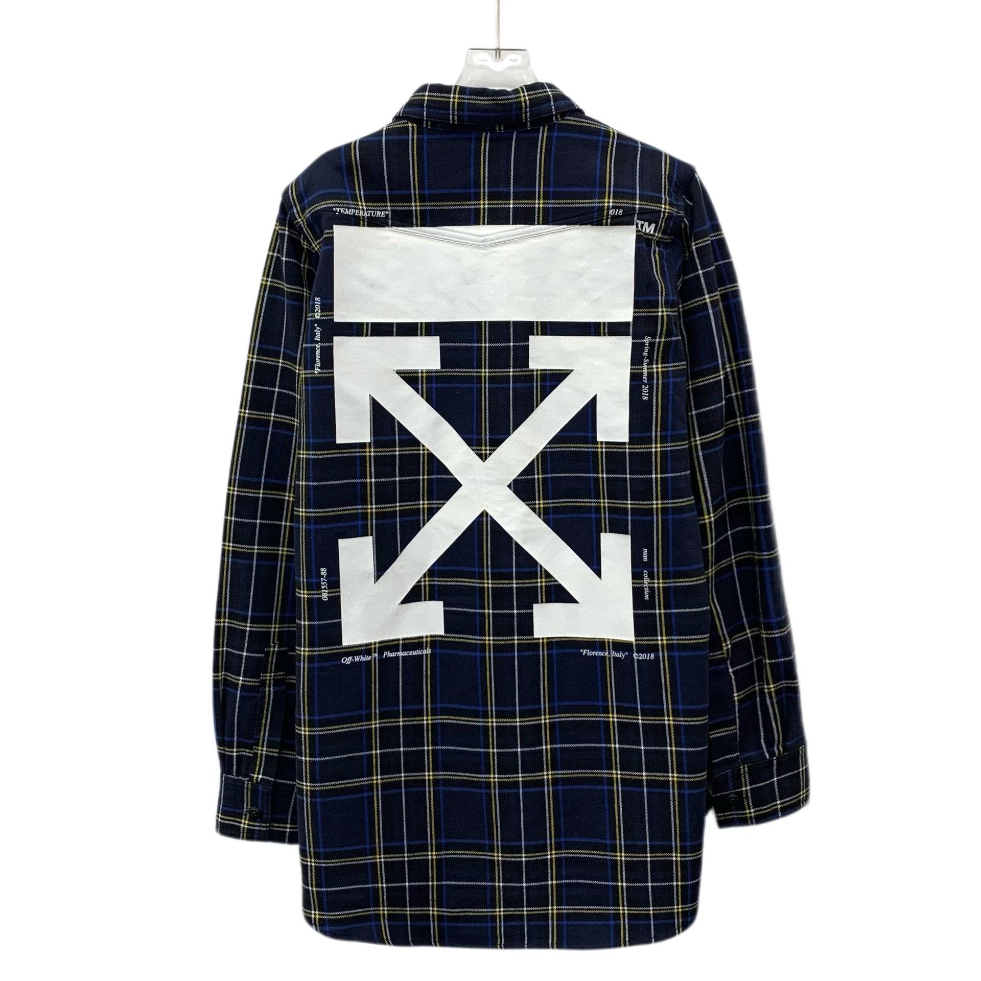 Off-White Off-White Plaid Arrow Logo Shirt Size S Size US S / EU 44-46 / 1 - 3 Thumbnail