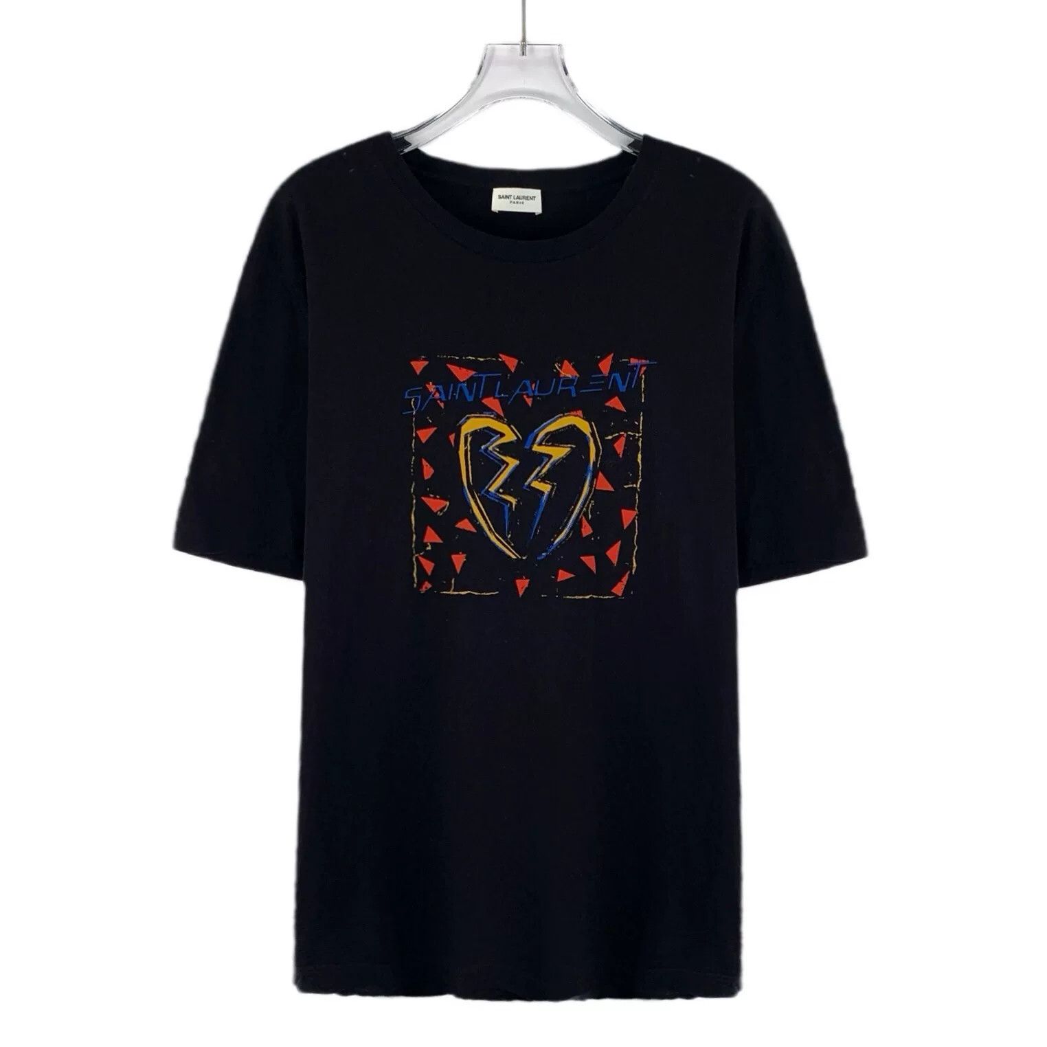 Saint Laurent Paris Saint Laurent Heart Graphic T-Shirt L Size US L / EU 52-54 / 3 - 2 Thumbnail