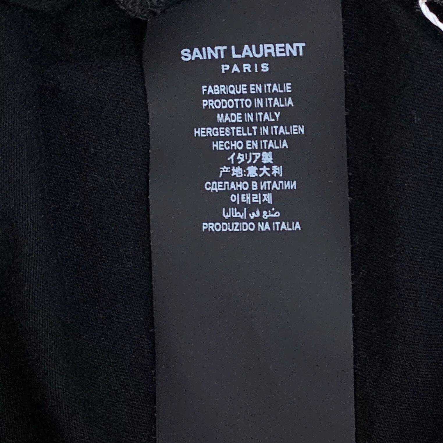 Saint Laurent Paris Saint Laurent Heart Graphic T-Shirt L Size US L / EU 52-54 / 3 - 7 Thumbnail