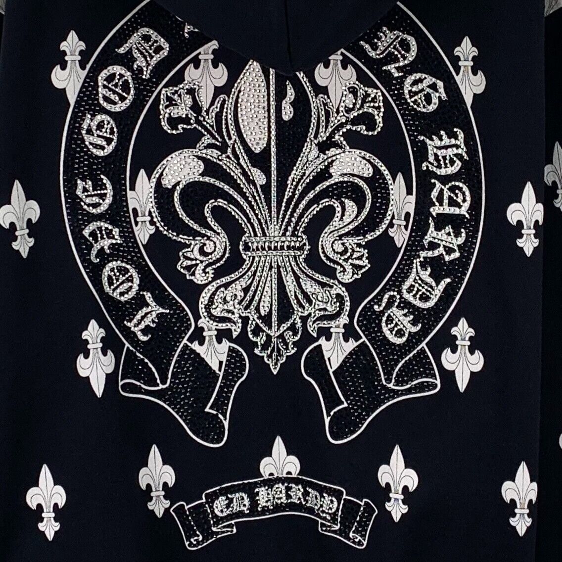 Ed Hardy Ed Hardy Cross Fleur-de-lis Zip Hoodie S Size US S / EU 44-46 / 1 - 6 Thumbnail