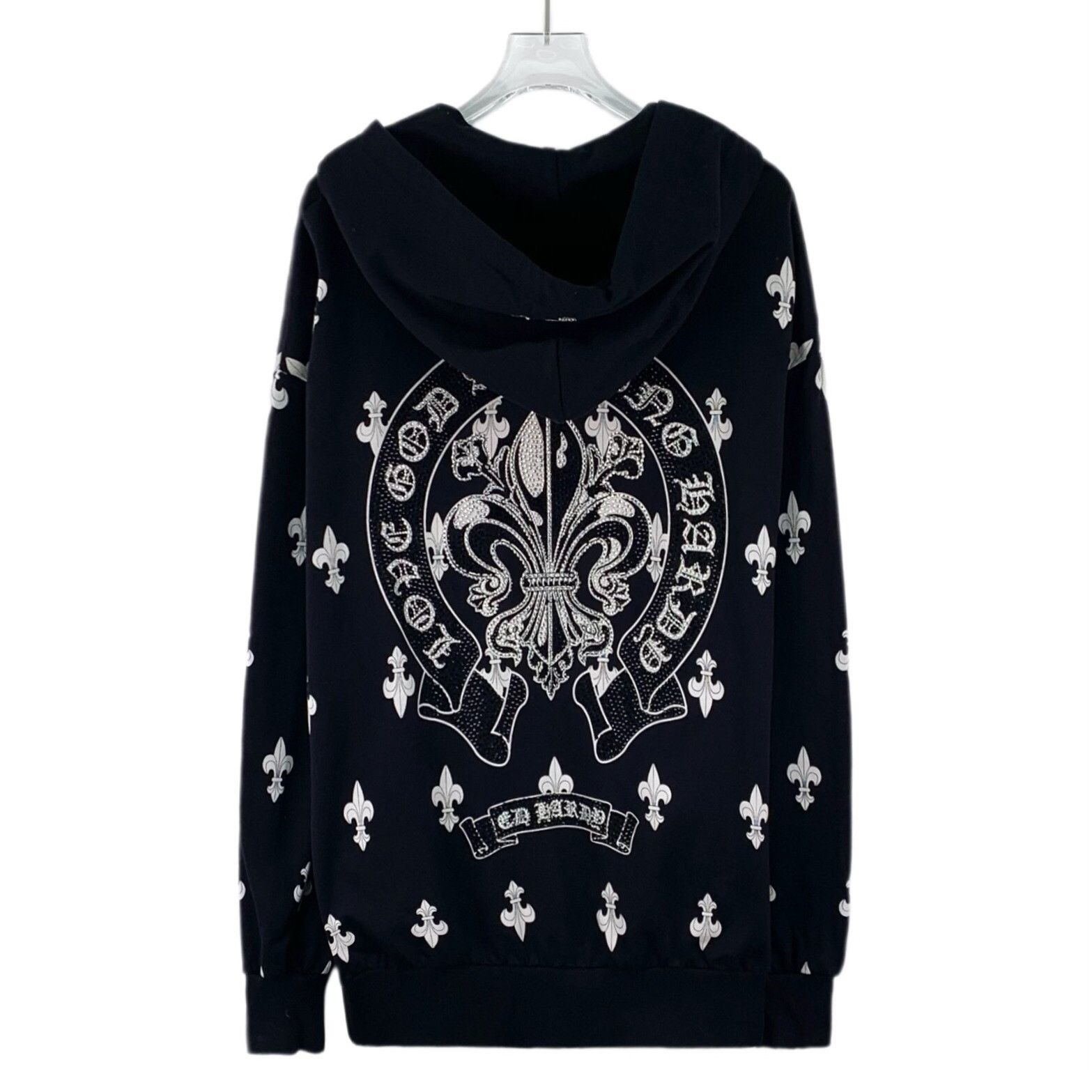 Ed Hardy Ed Hardy Cross Fleur-de-lis Zip Hoodie S Size US S / EU 44-46 / 1 - 3 Thumbnail