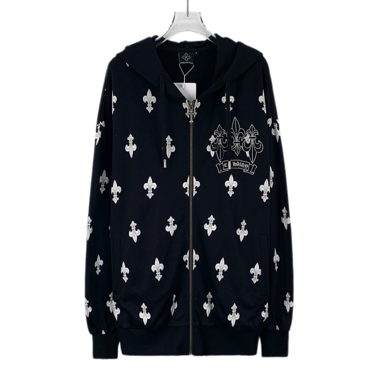 Ed Hardy Ed Hardy Cross Fleur-de-lis Zip Hoodie S Size US S / EU 44-46 / 1 - 2 Thumbnail
