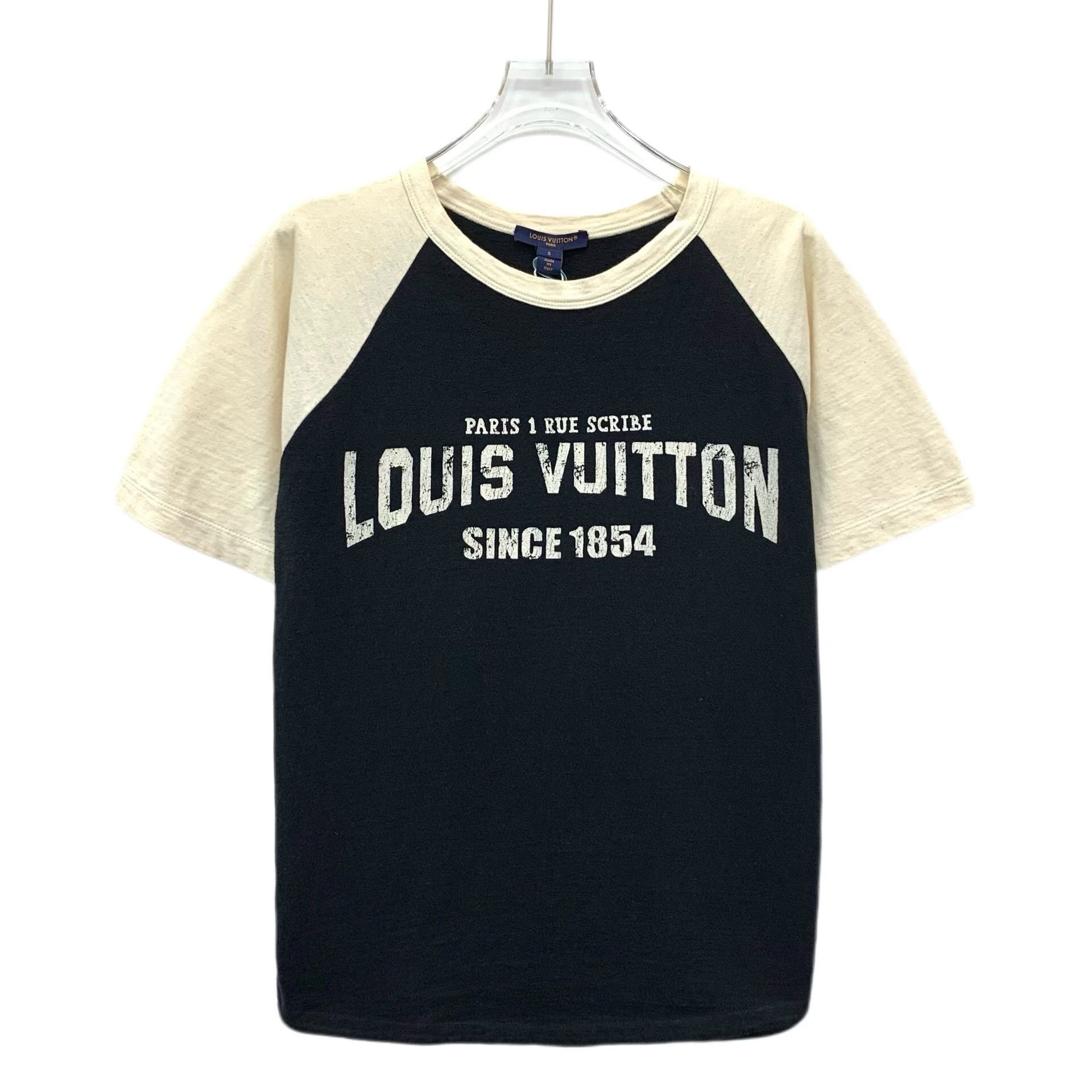 Louis Vuitton Louis Vuitton Two-Tone Logo Raglan T-Shirt S Size US S / EU 44-46 / 1 - 2 Thumbnail