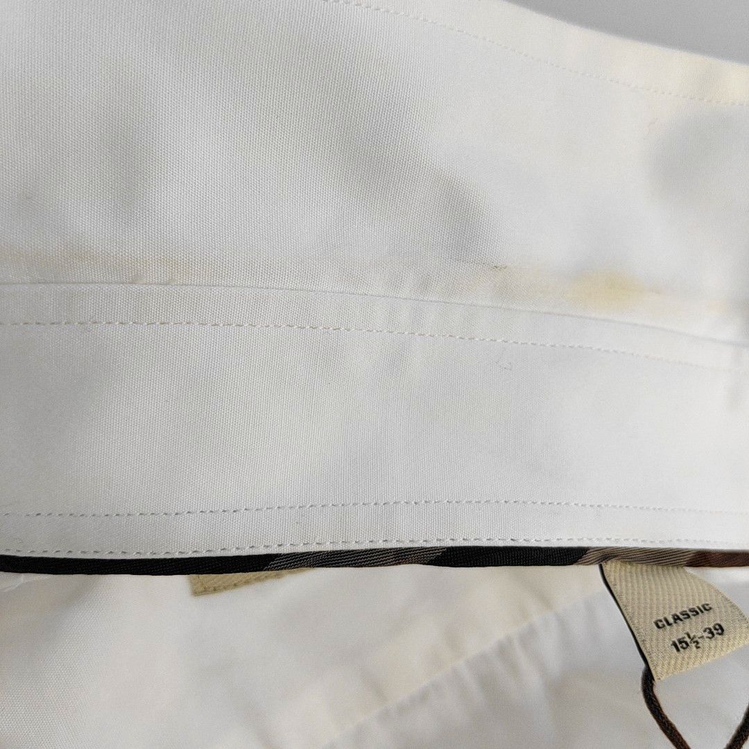 Burberry Burberry London White Cotton Shirt Size 39 Size US M / EU 48-50 / 2 - 8 Thumbnail