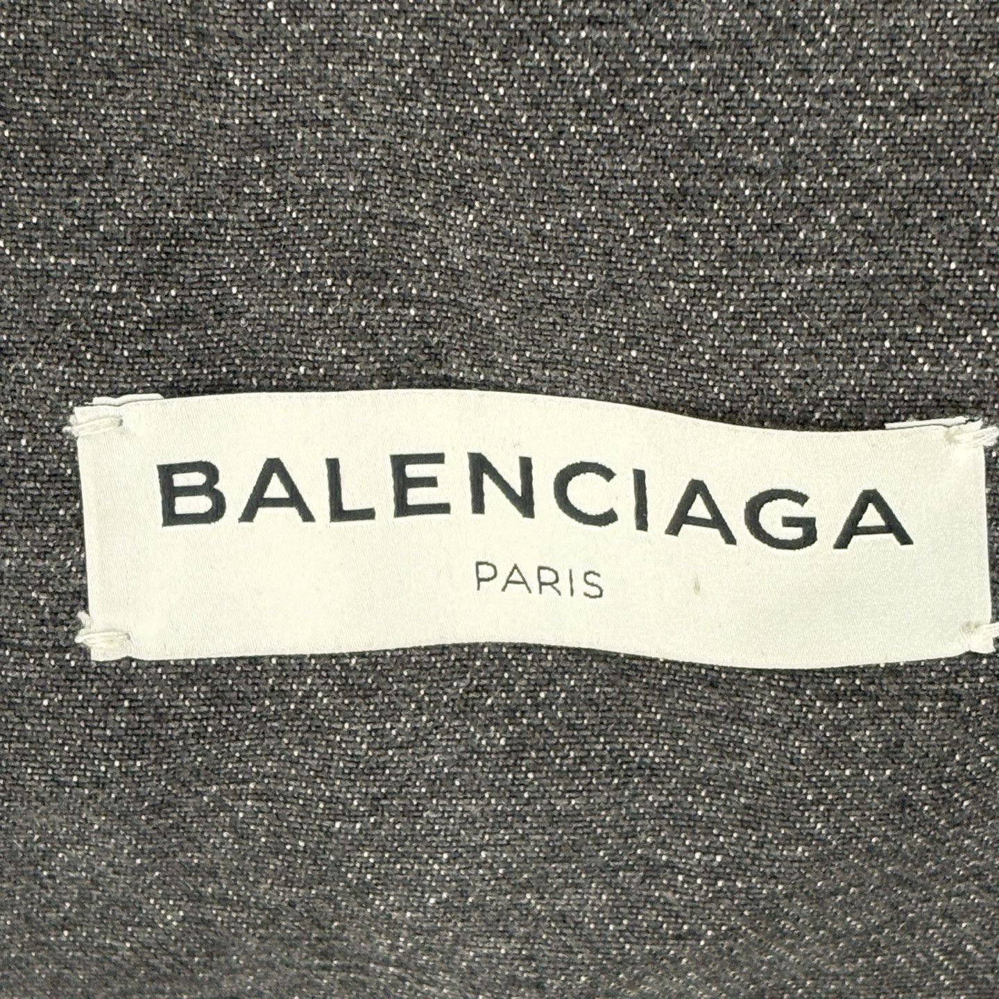 Balenciaga Balenciaga Logo Back Denim Jacket US S Size US S / EU 44-46 / 1 - 5 Thumbnail