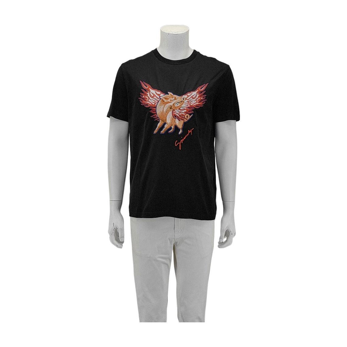 Givenchy Givenchy Embroidered Fire Graphic T-Shirt L Size US L / EU 52-54 / 3 - 2 Thumbnail