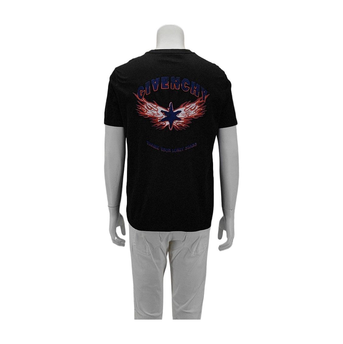 Givenchy Givenchy Embroidered Fire Graphic T-Shirt L Size US L / EU 52-54 / 3 - 3 Thumbnail
