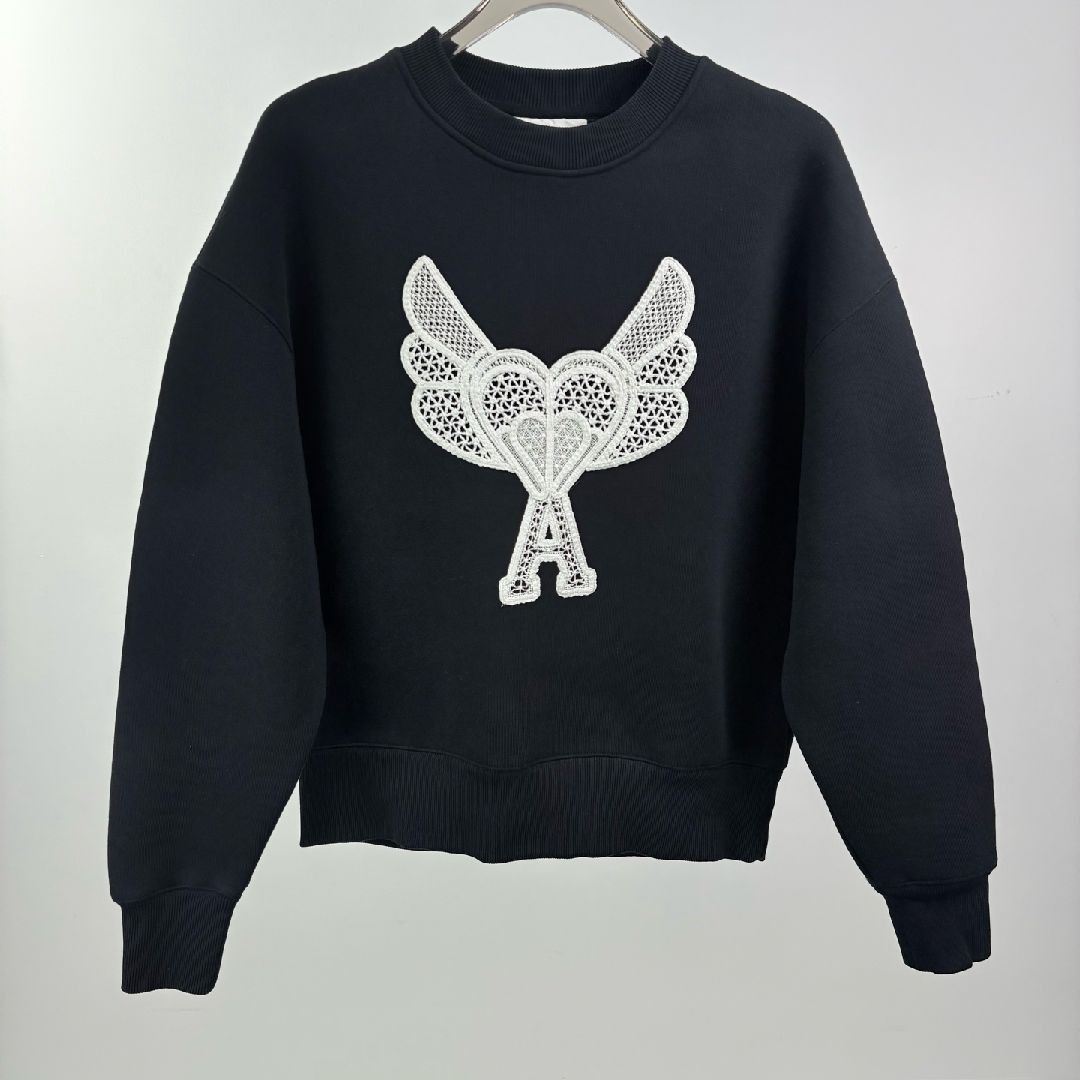 AMI AMI Heart Wing Embroidery Sweatshirt US M Size US M / EU 48-50 / 2 - 2 Thumbnail