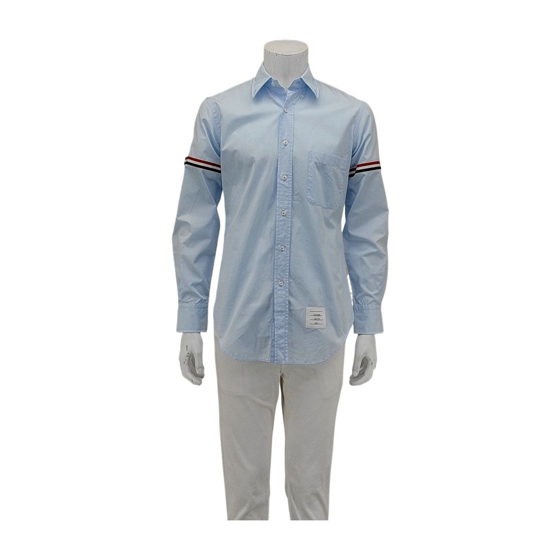 Thom Browne Thom Browne Armband Oxford Shirt Size 2 Size US M / EU 48-50 / 2 - 2 Thumbnail