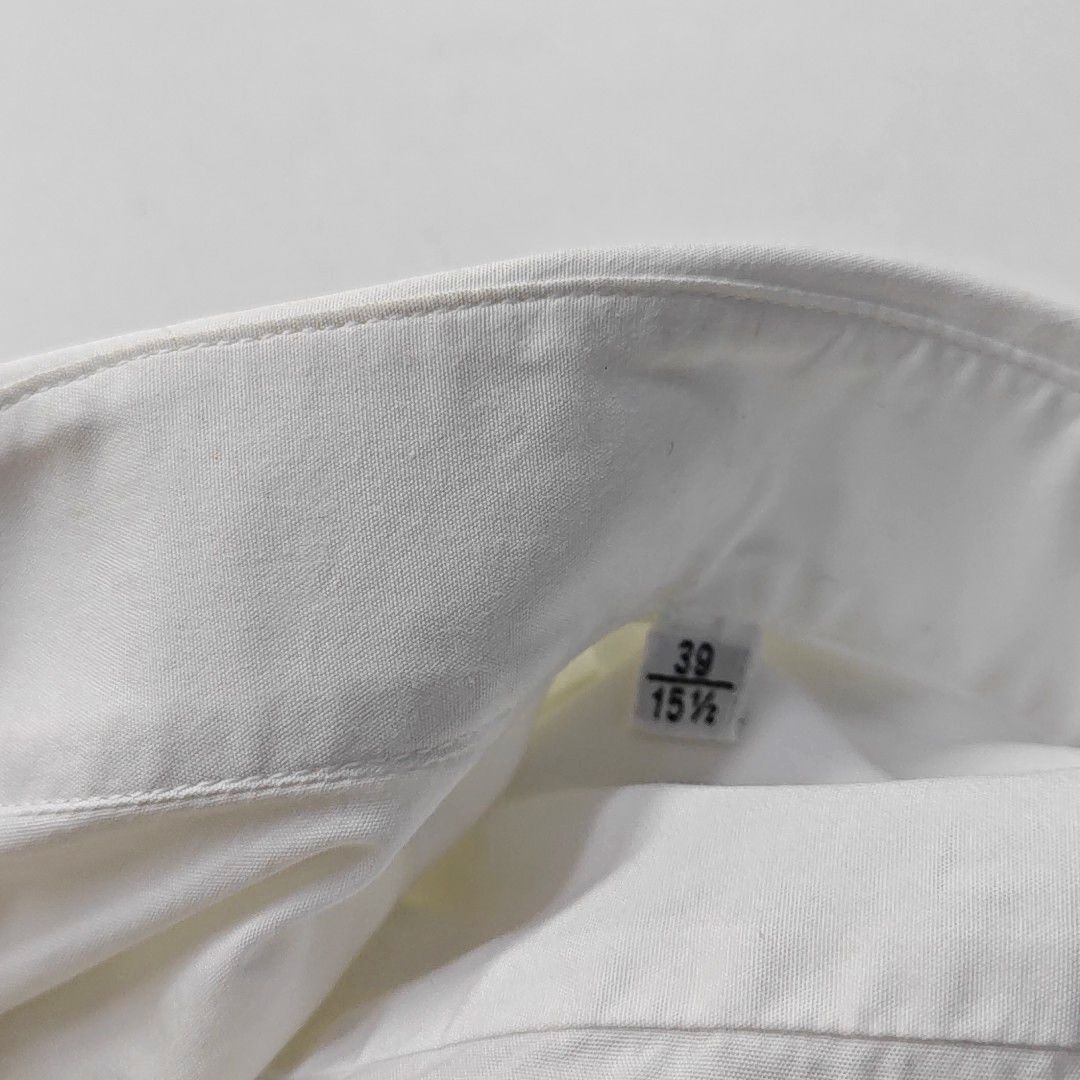 Saint Laurent Paris Saint Laurent White Cotton Button Up Shirt 39 Size US M / EU 48-50 / 2 - 6 Thumbnail