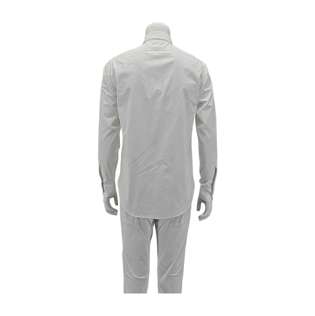 Saint Laurent Paris Saint Laurent White Cotton Button Up Shirt 39 Size US M / EU 48-50 / 2 - 3 Thumbnail