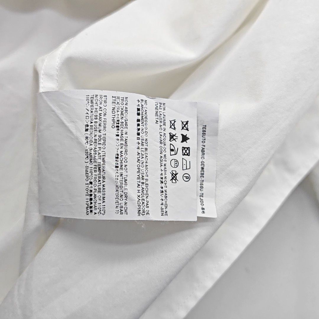 Saint Laurent Paris Saint Laurent White Cotton Button Up Shirt 39 Size US M / EU 48-50 / 2 - 5 Thumbnail