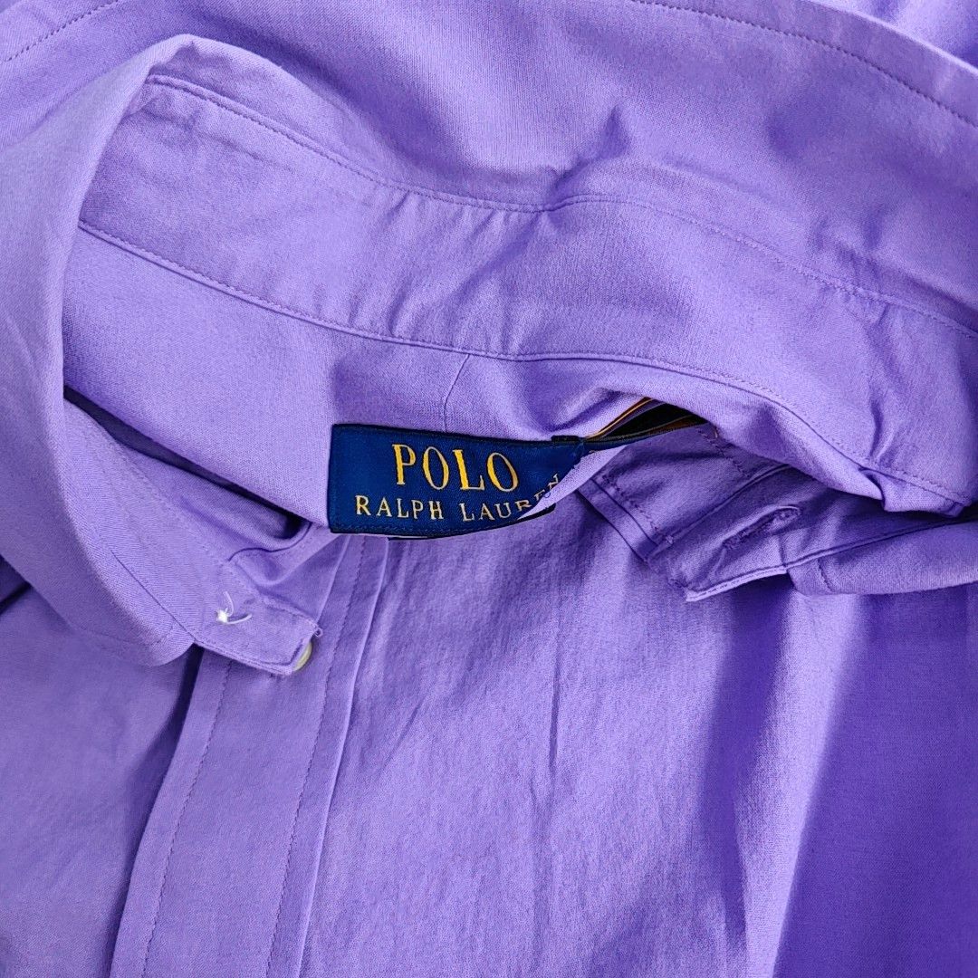 Polo Ralph Lauren Polo Ralph Lauren Purple Cotton Blend Shirt Size M Size US M / EU 48-50 / 2 - 6 Thumbnail