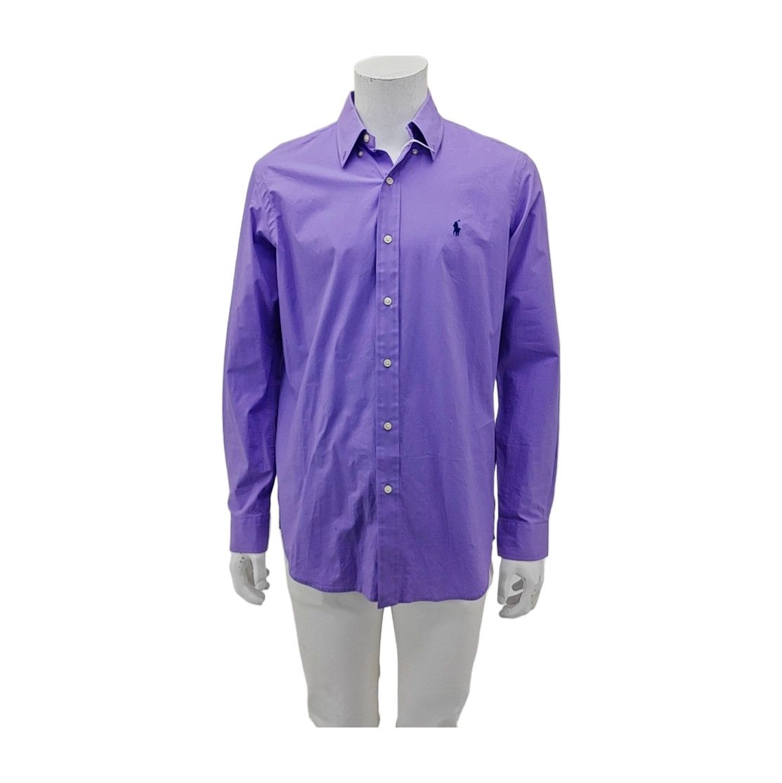 Polo Ralph Lauren Polo Ralph Lauren Purple Cotton Blend Shirt Size M Size US M / EU 48-50 / 2 - 2 Thumbnail