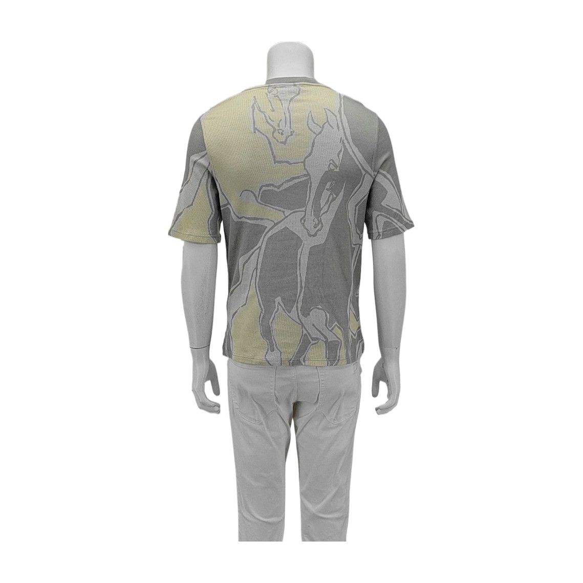 Hermes Hermès Horse Graphic Cotton T-Shirt L Size US L / EU 52-54 / 3 - 3 Thumbnail