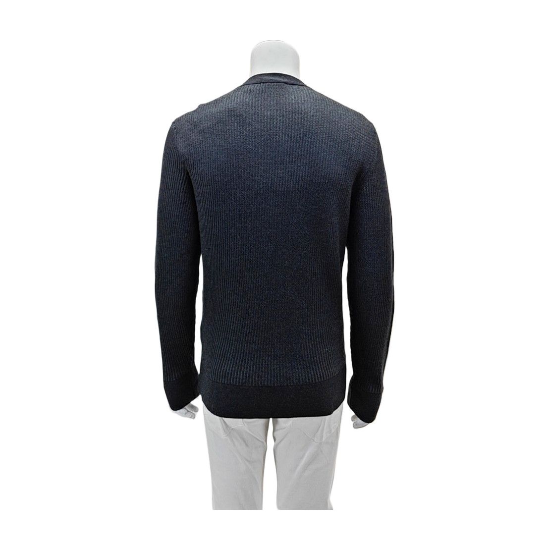 Emporio Armani Emporio Armani Ribbed Wool Sweater 52 Size US L / EU 52-54 / 3 - 3 Thumbnail