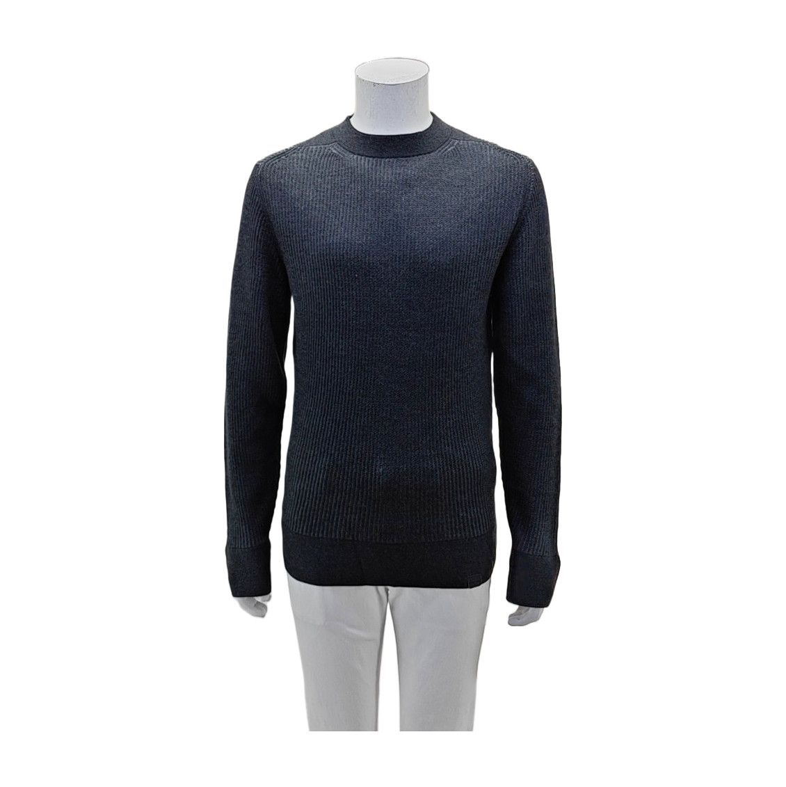 Emporio Armani Emporio Armani Ribbed Wool Sweater 52 Size US L / EU 52-54 / 3 - 2 Thumbnail