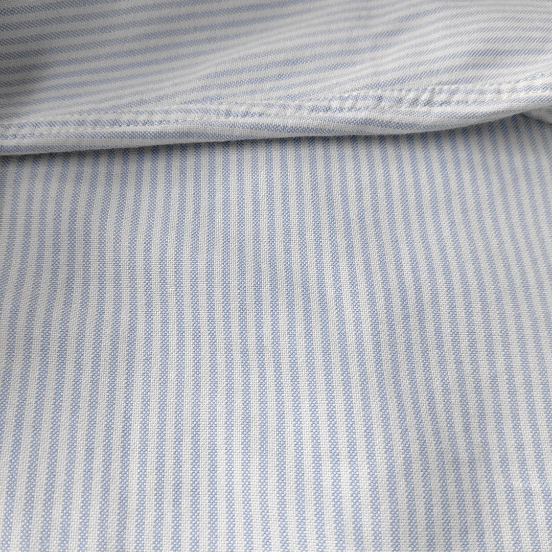 AMI AMI Striped Heart Logo Button Up Shirt 42 Size US XS / EU 42 / 0 - 6 Thumbnail