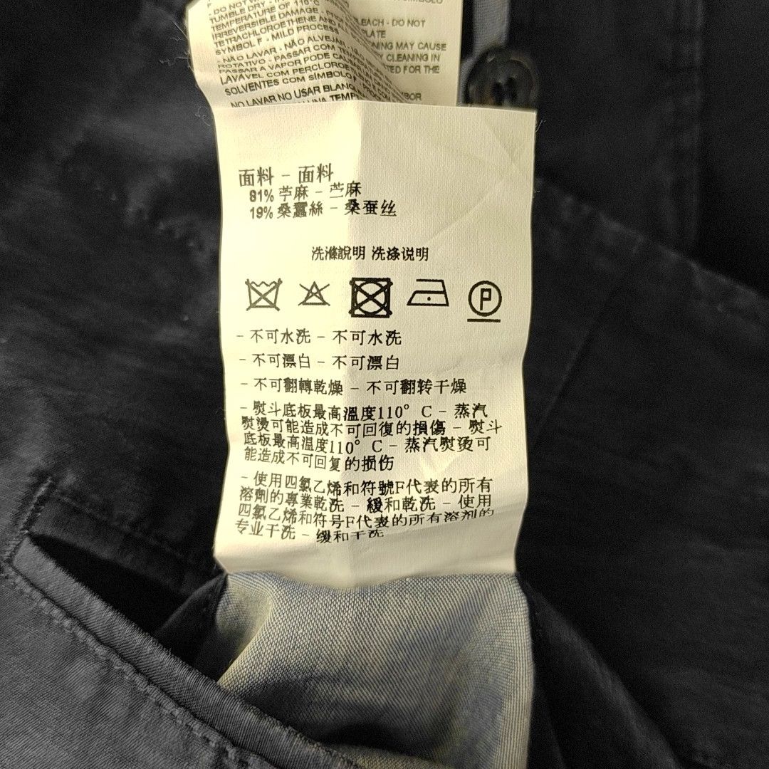 Emporio Armani Emporio Armani Linen Silk Casual Pants 48 Size US 32 / EU 48 - 5 Thumbnail